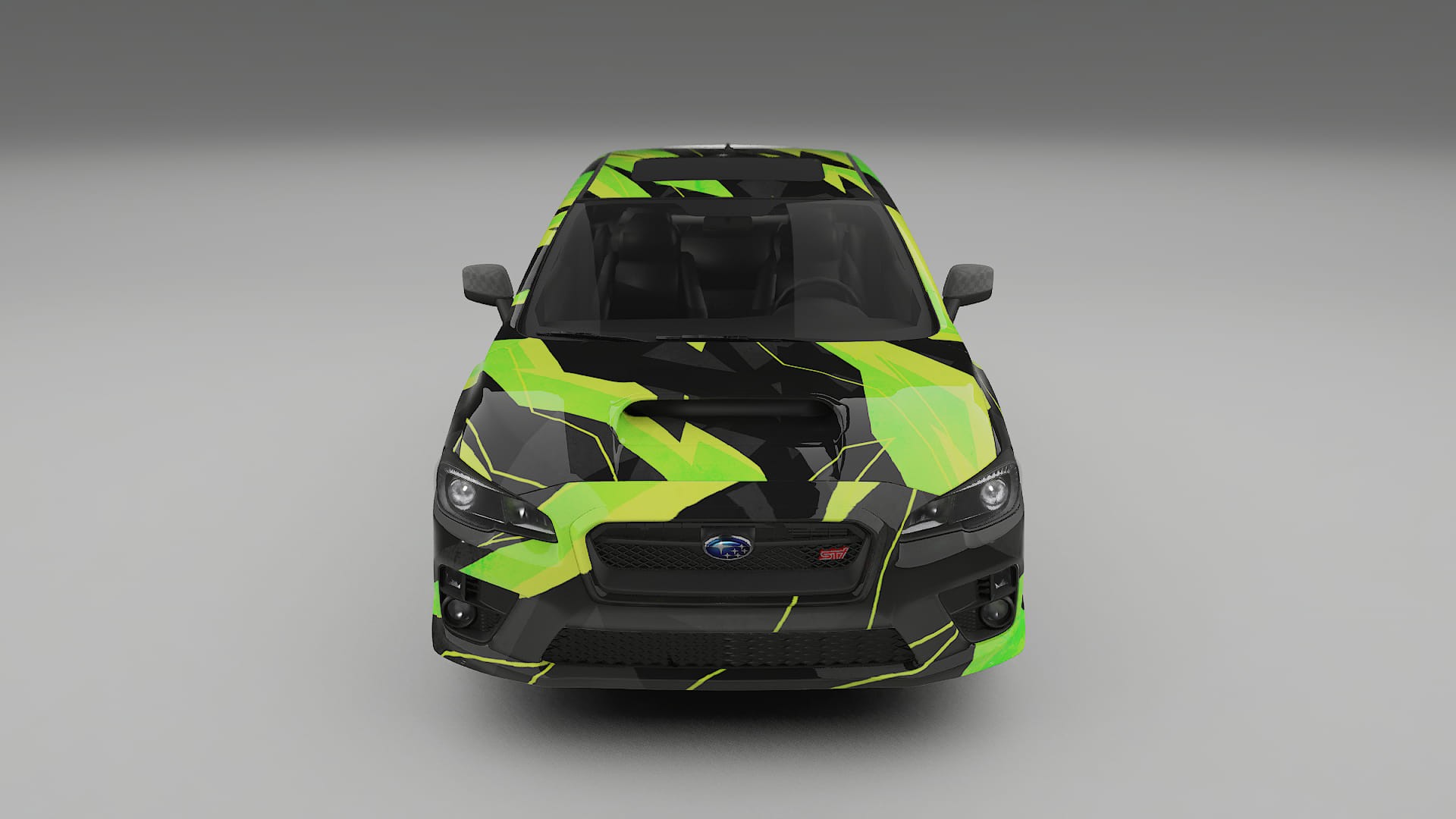 Subaru Impreza WRX Sti VA prefacelift pre-LCI NINJA TURTLES – Kit Wrap PPF Personalizat din Folie de Poliuretan Imprimabilă