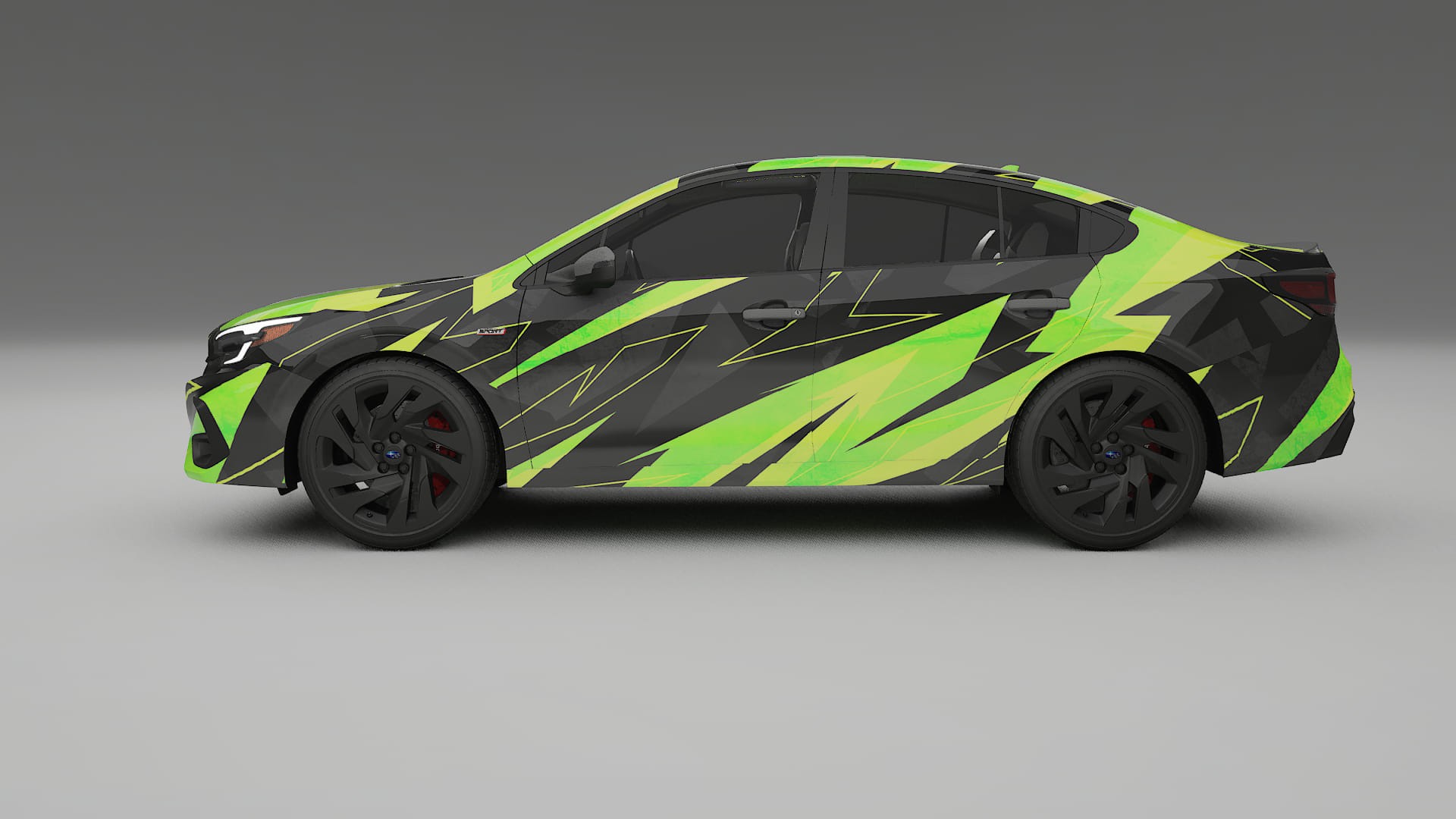 Subaru Legacy BW NINJA TURTLES – Kit Wrap PPF Personalizat din Folie de Poliuretan Imprimabilă