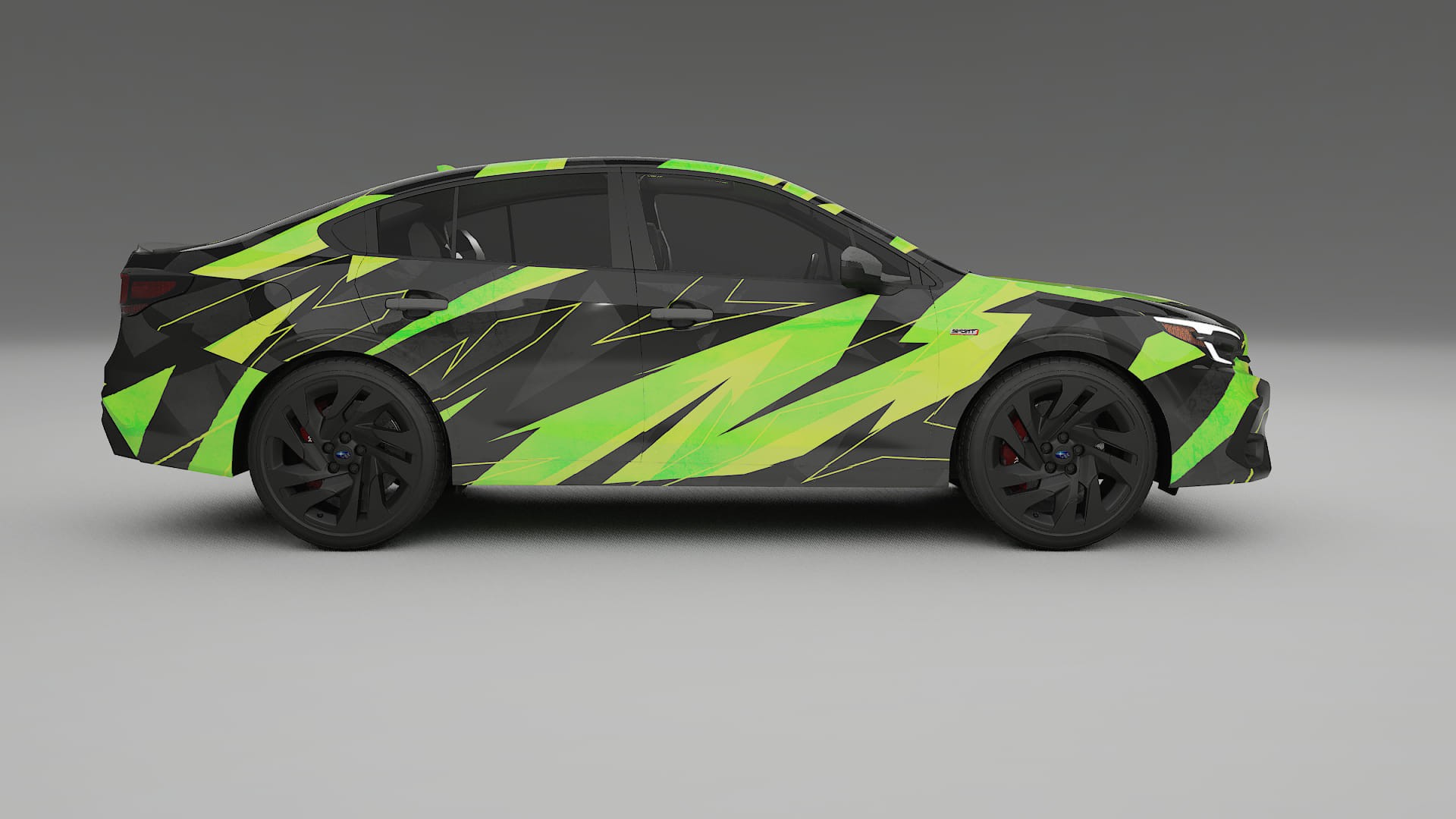 Subaru Legacy BW NINJA TURTLES – Kit Wrap PPF Personalizat din Folie de Poliuretan Imprimabilă