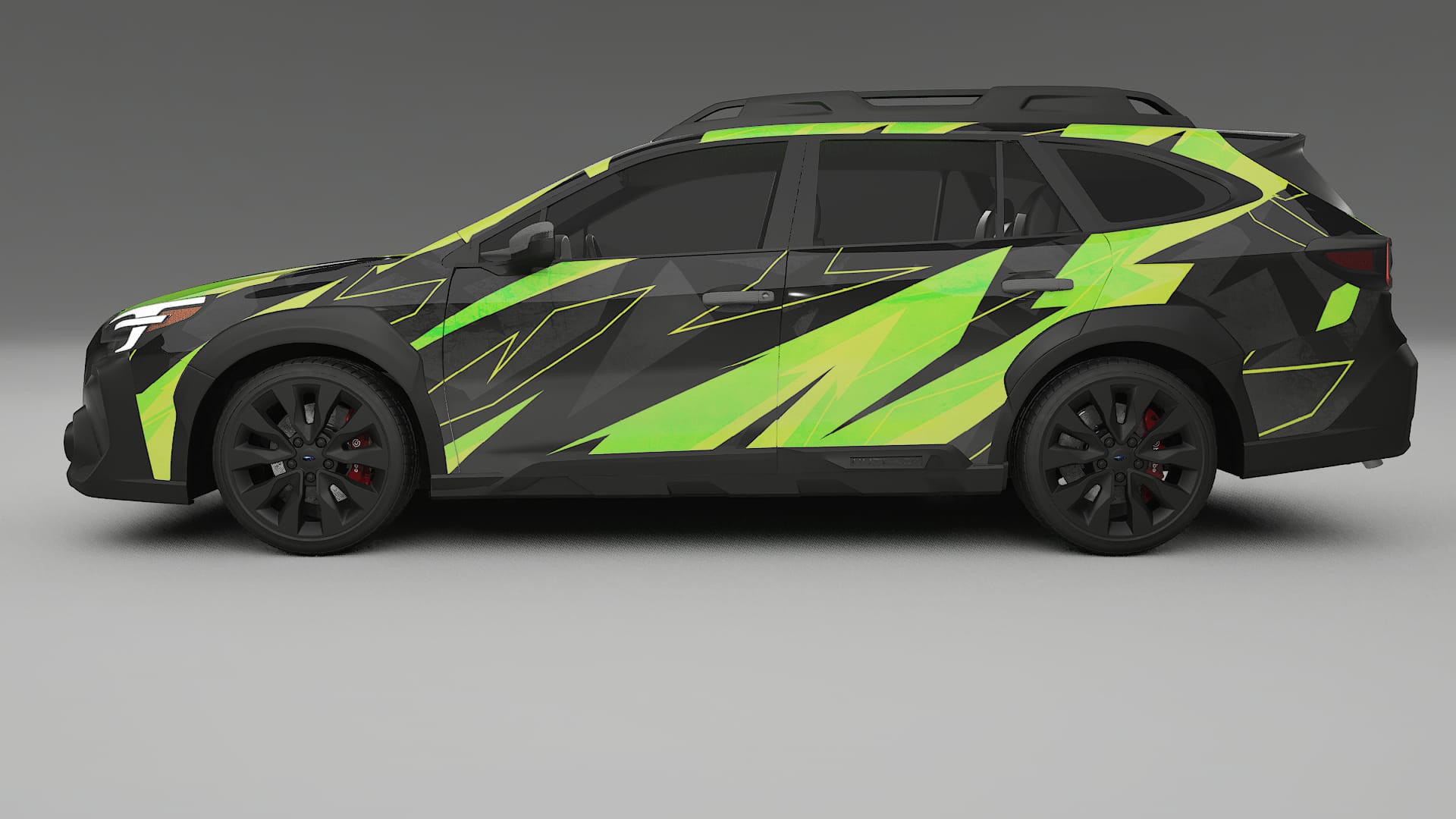 Subaru Outback VI BS facelift LCI NINJA TURTLES – Kit Wrap PPF Personalizat din Folie de Poliuretan Imprimabilă