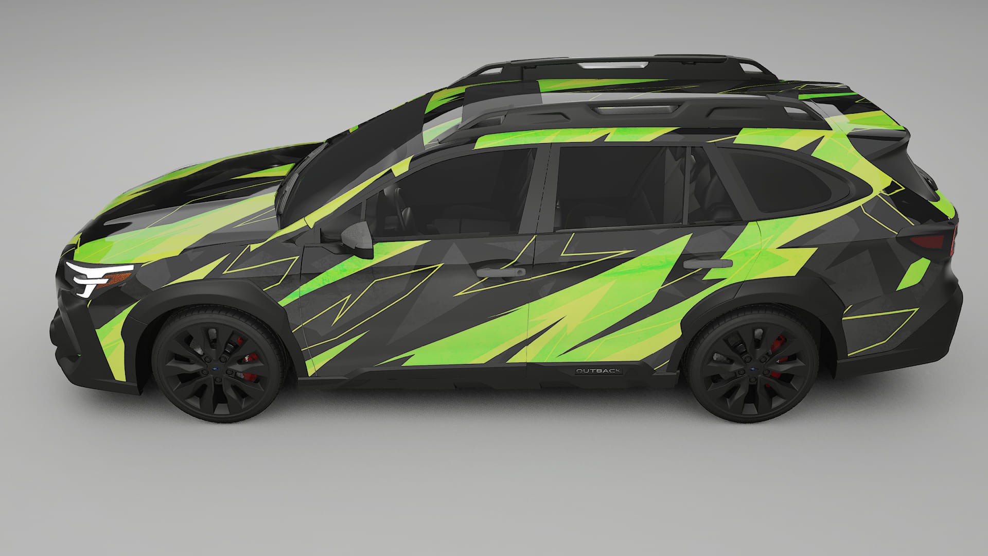Subaru Outback VI BS facelift LCI NINJA TURTLES – Kit Wrap PPF Personalizat din Folie de Poliuretan Imprimabilă