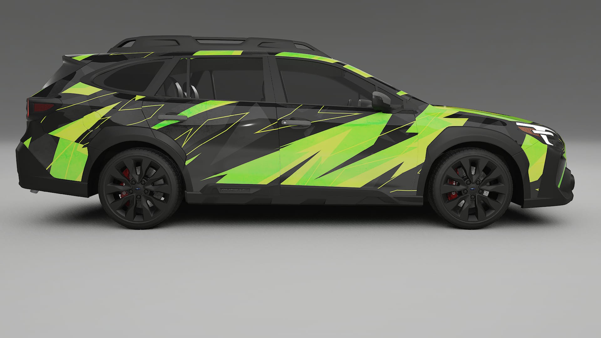 Subaru Outback VI BS facelift LCI NINJA TURTLES – Kit Wrap PPF Personalizat din Folie de Poliuretan Imprimabilă