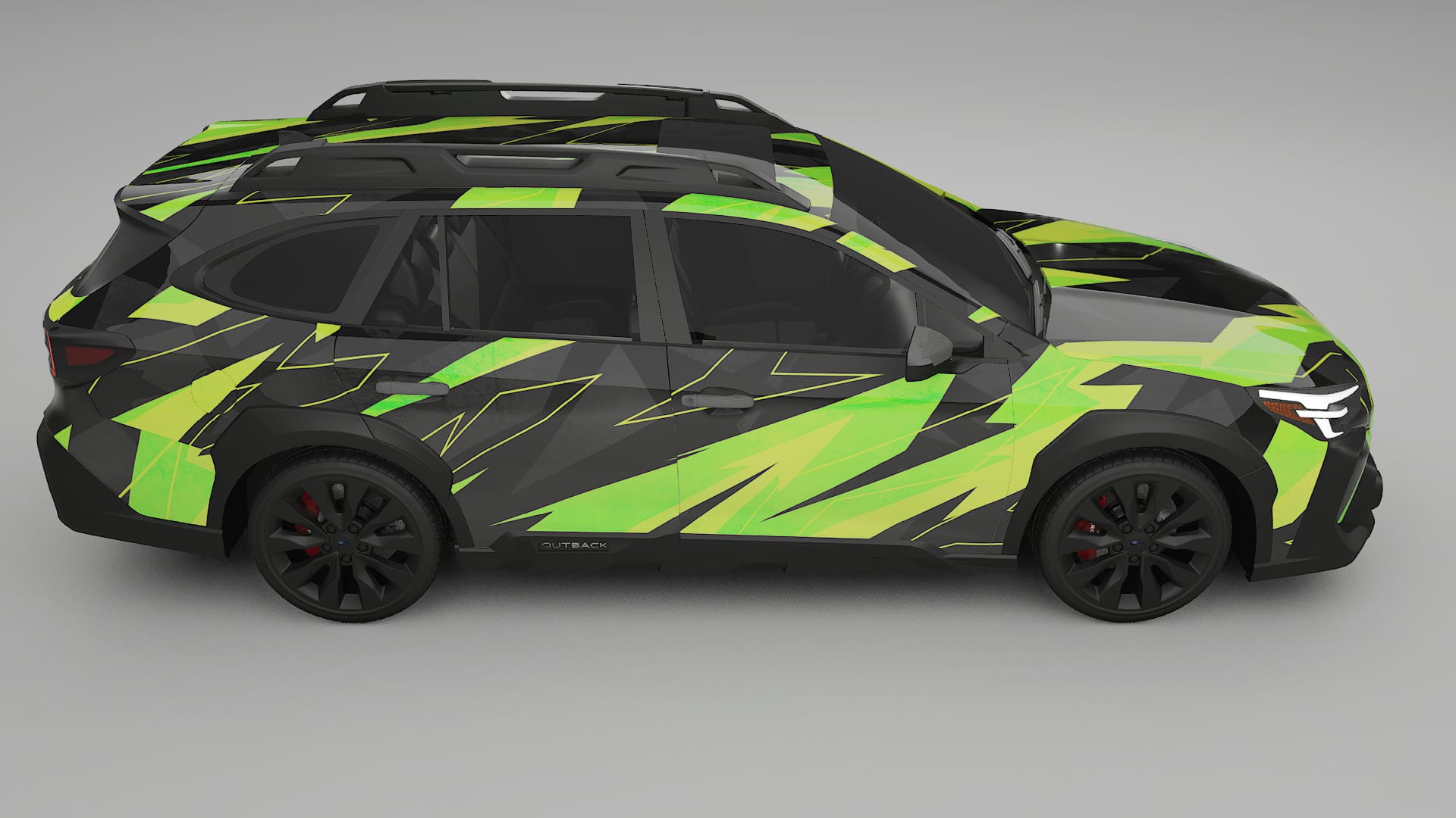 Subaru Outback VI BS facelift LCI NINJA TURTLES – Kit Wrap PPF Personalizat din Folie de Poliuretan Imprimabilă