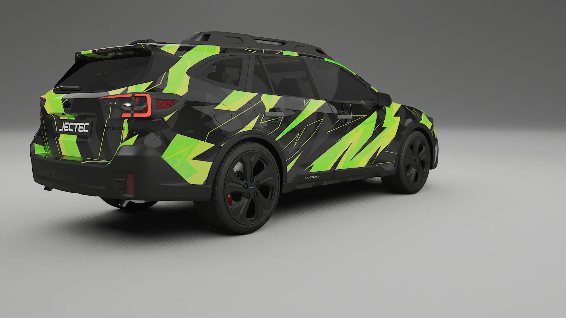 Subaru Outback VI BS prefacelift pre-LCI NINJA TURTLES – Kit Wrap PPF Personalizat din Folie de Poliuretan Imprimabilă