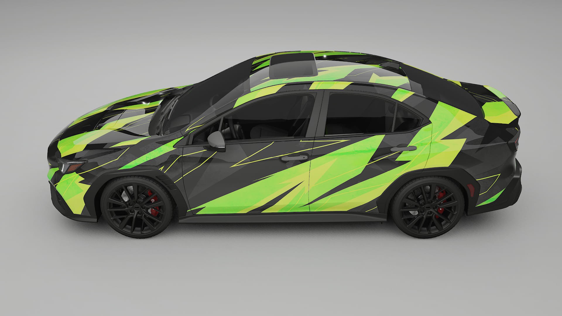 Subaru WRX VB NINJA TURTLES – Kit Wrap PPF Personalizat din Folie de Poliuretan Imprimabilă