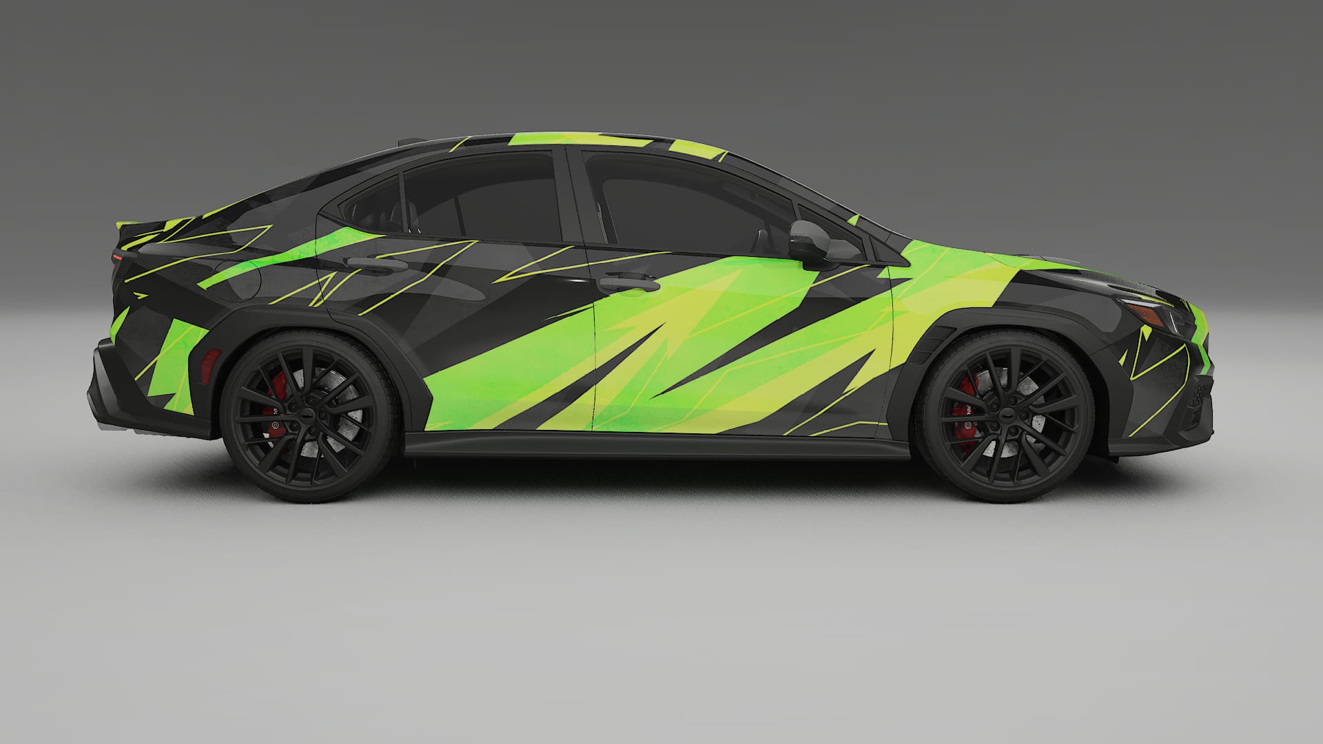 Subaru WRX VB NINJA TURTLES – Kit Wrap PPF Personalizat din Folie de Poliuretan Imprimabilă