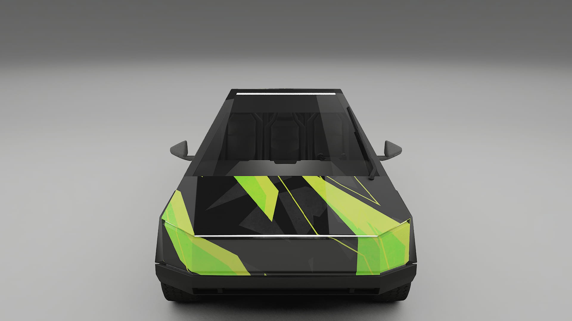 Tesla Cybertruck NINJA TURTLES – Kit Wrap PPF Personalizat din Folie de Poliuretan Imprimabilă