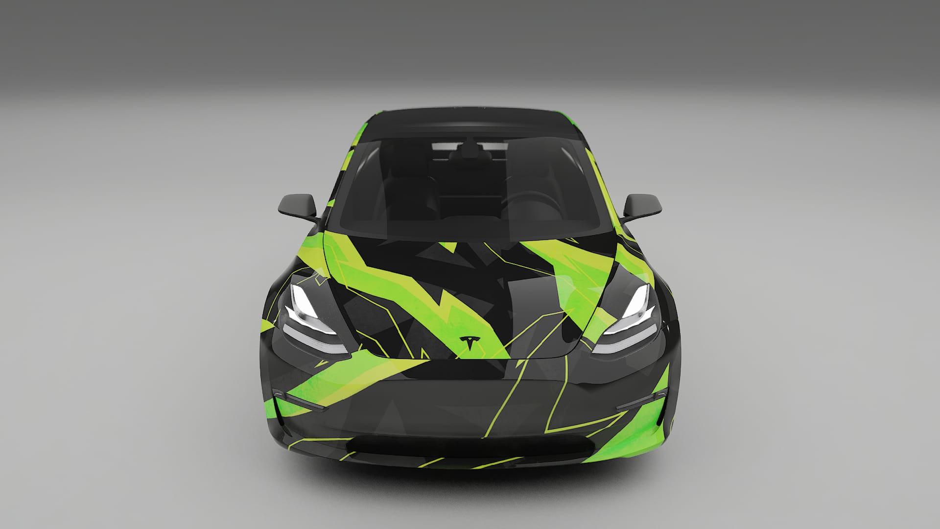 Tesla Model 3 NINJA TURTLES – Kit Wrap PPF Personalizat din Folie de Poliuretan Imprimabilă