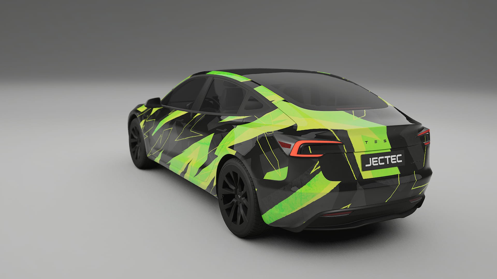 Tesla Model 3 Highland NINJA TURTLES – Kit Wrap PPF Personalizat din Folie de Poliuretan Imprimabilă