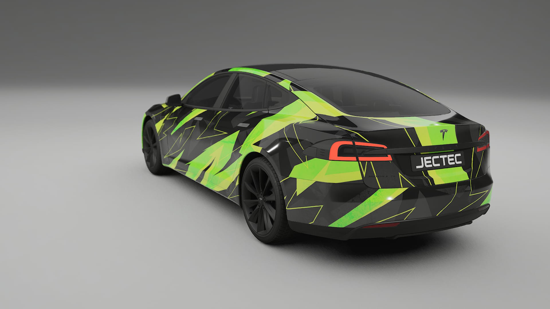 Tesla Model-S NINJA TURTLES – Kit Wrap PPF Personalizat din Folie de Poliuretan Imprimabilă