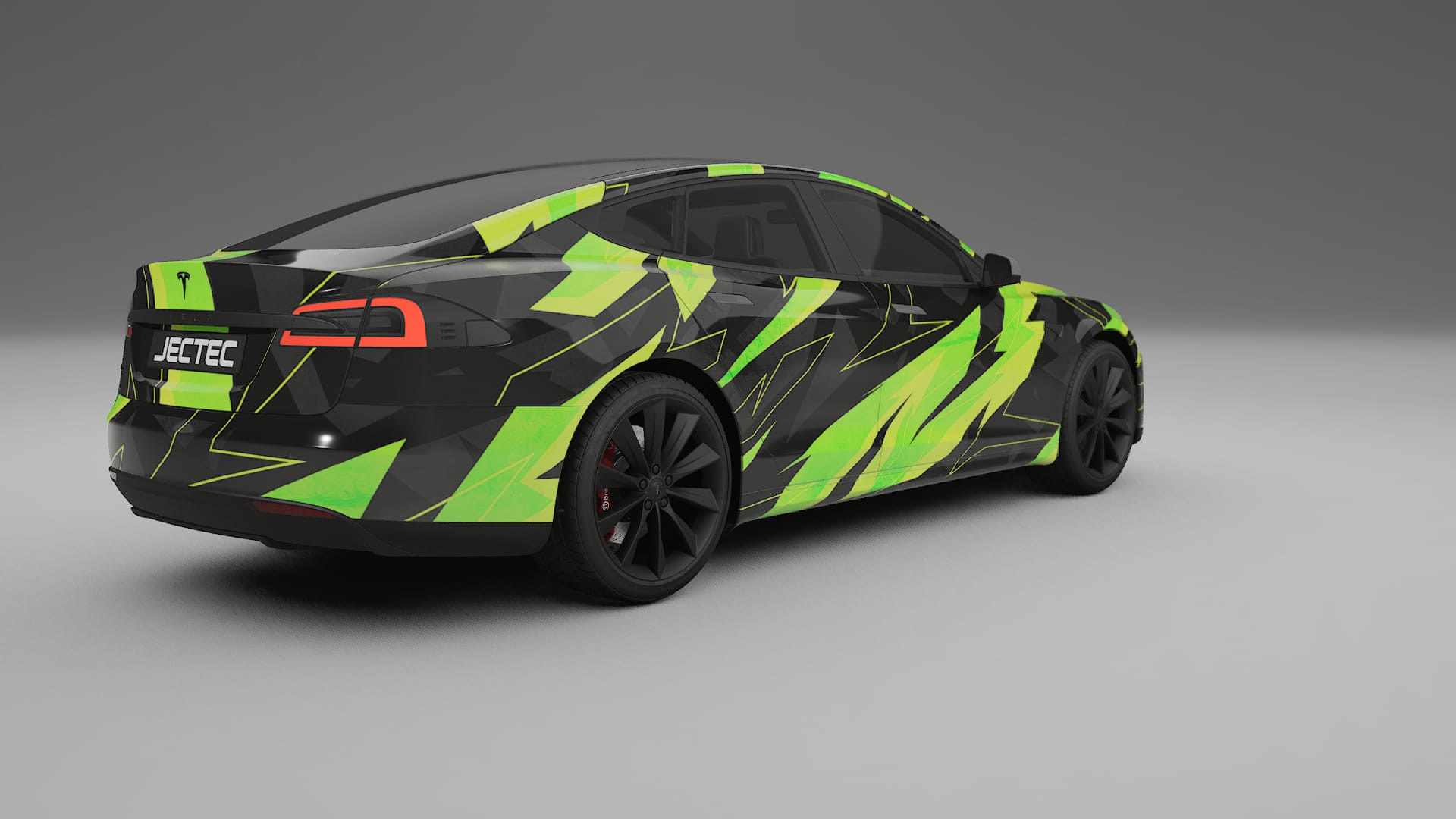 Tesla Model-S NINJA TURTLES – Kit Wrap PPF Personalizat din Folie de Poliuretan Imprimabilă