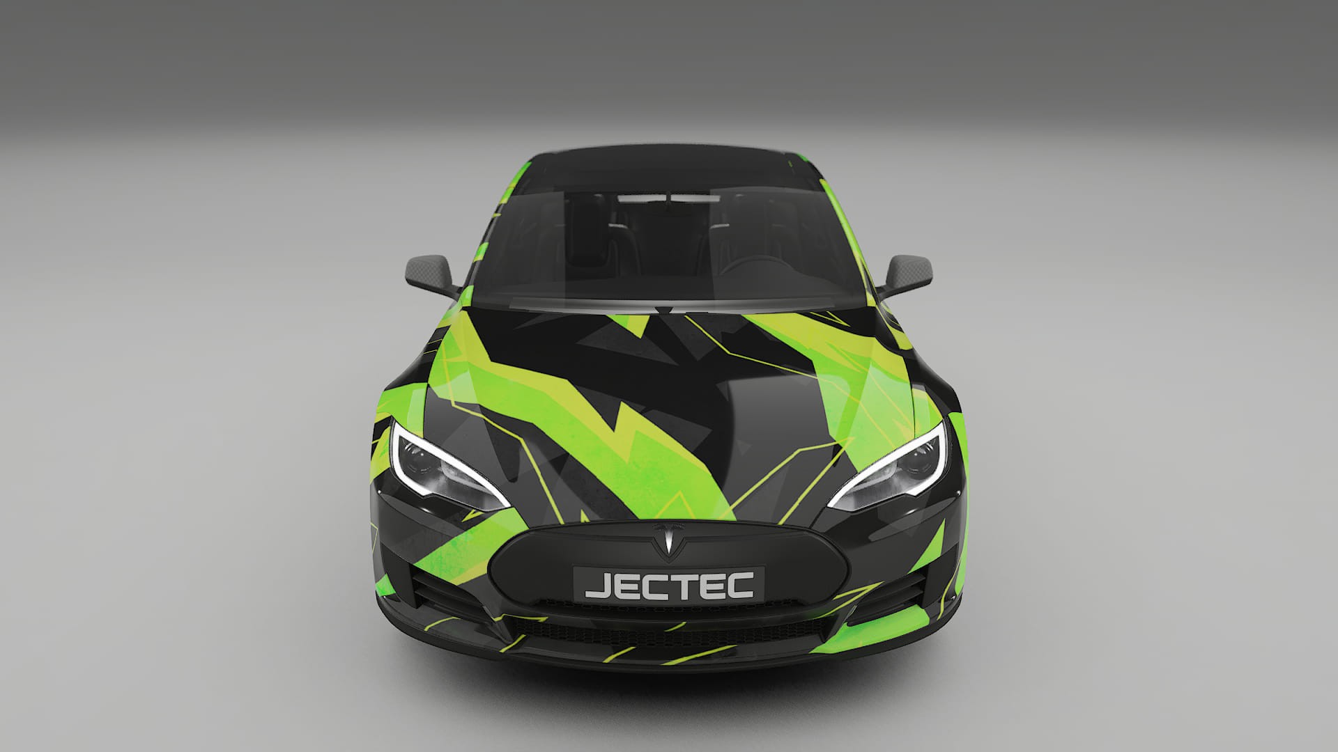 Tesla Model-S NINJA TURTLES – Kit Wrap PPF Personalizat din Folie de Poliuretan Imprimabilă