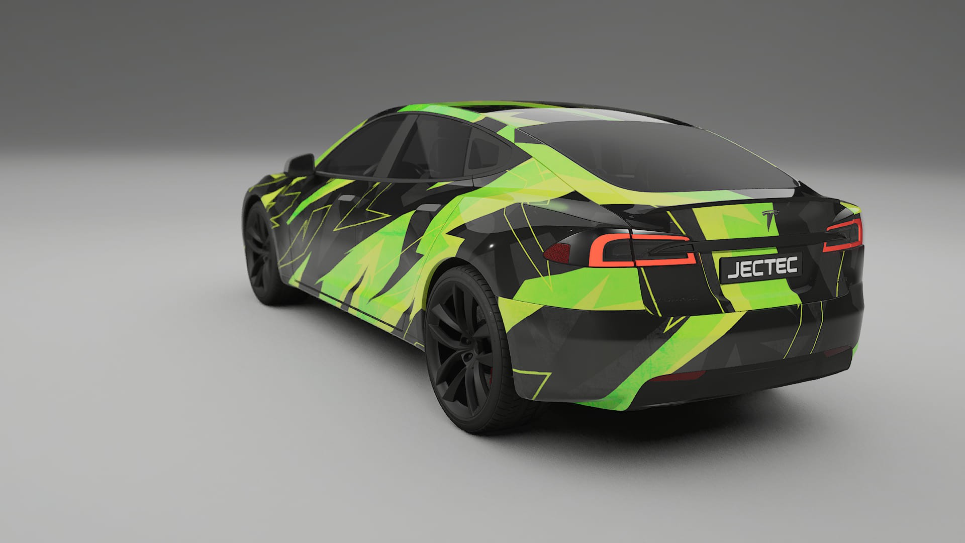 Tesla Model-S Refresh NINJA TURTLES – Kit Wrap PPF Personalizat din Folie de Poliuretan Imprimabilă
