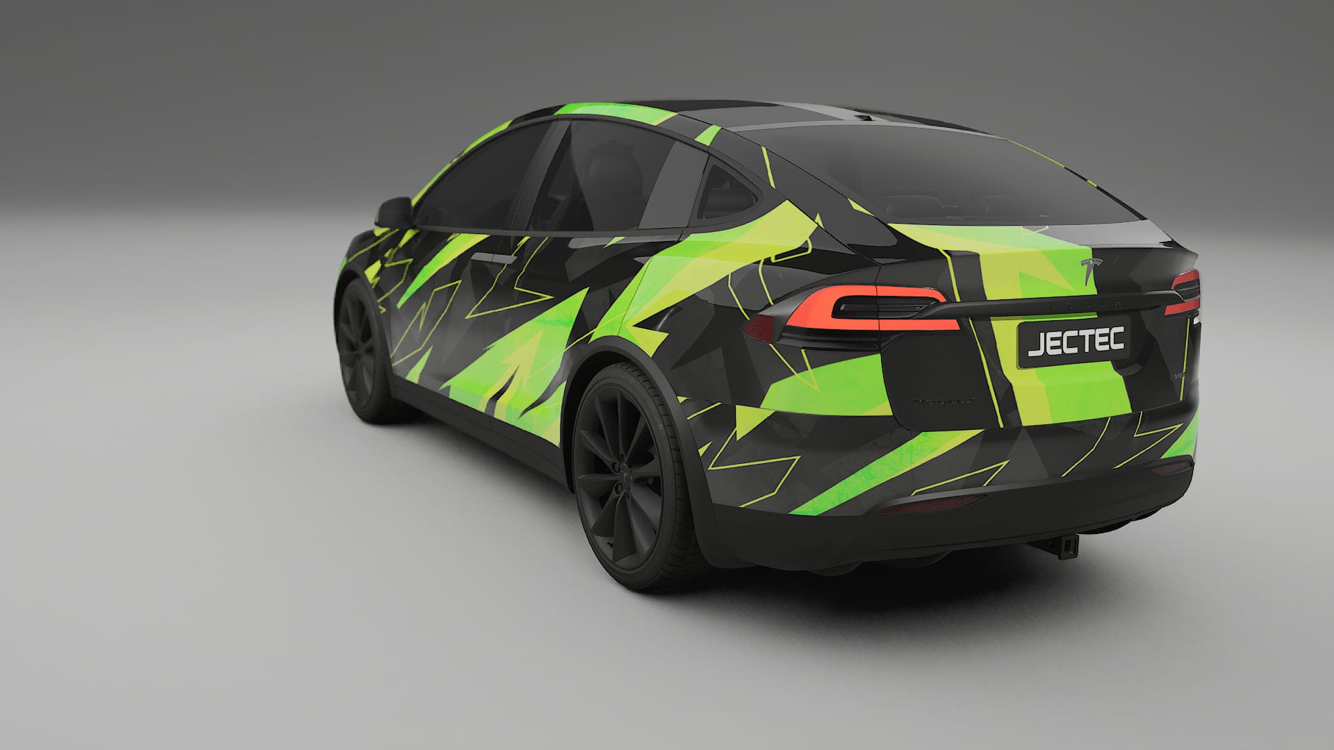 Tesla Model X NINJA TURTLES – Kit Wrap PPF Personalizat din Folie de Poliuretan Imprimabilă
