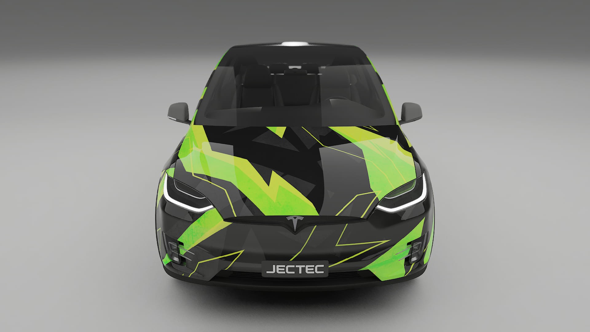 Tesla Model X NINJA TURTLES – Kit Wrap PPF Personalizat din Folie de Poliuretan Imprimabilă
