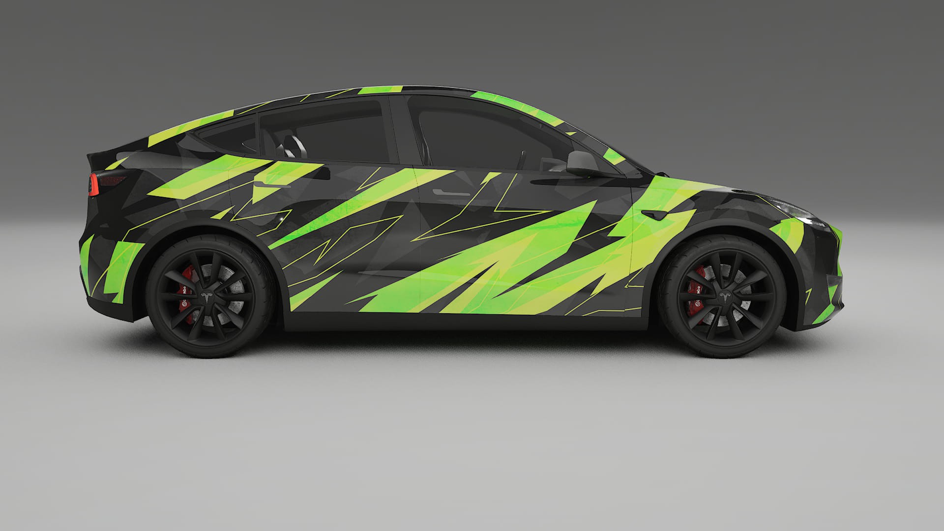 Tesla Model Y NINJA TURTLES – Kit Wrap PPF Personalizat din Folie de Poliuretan Imprimabilă