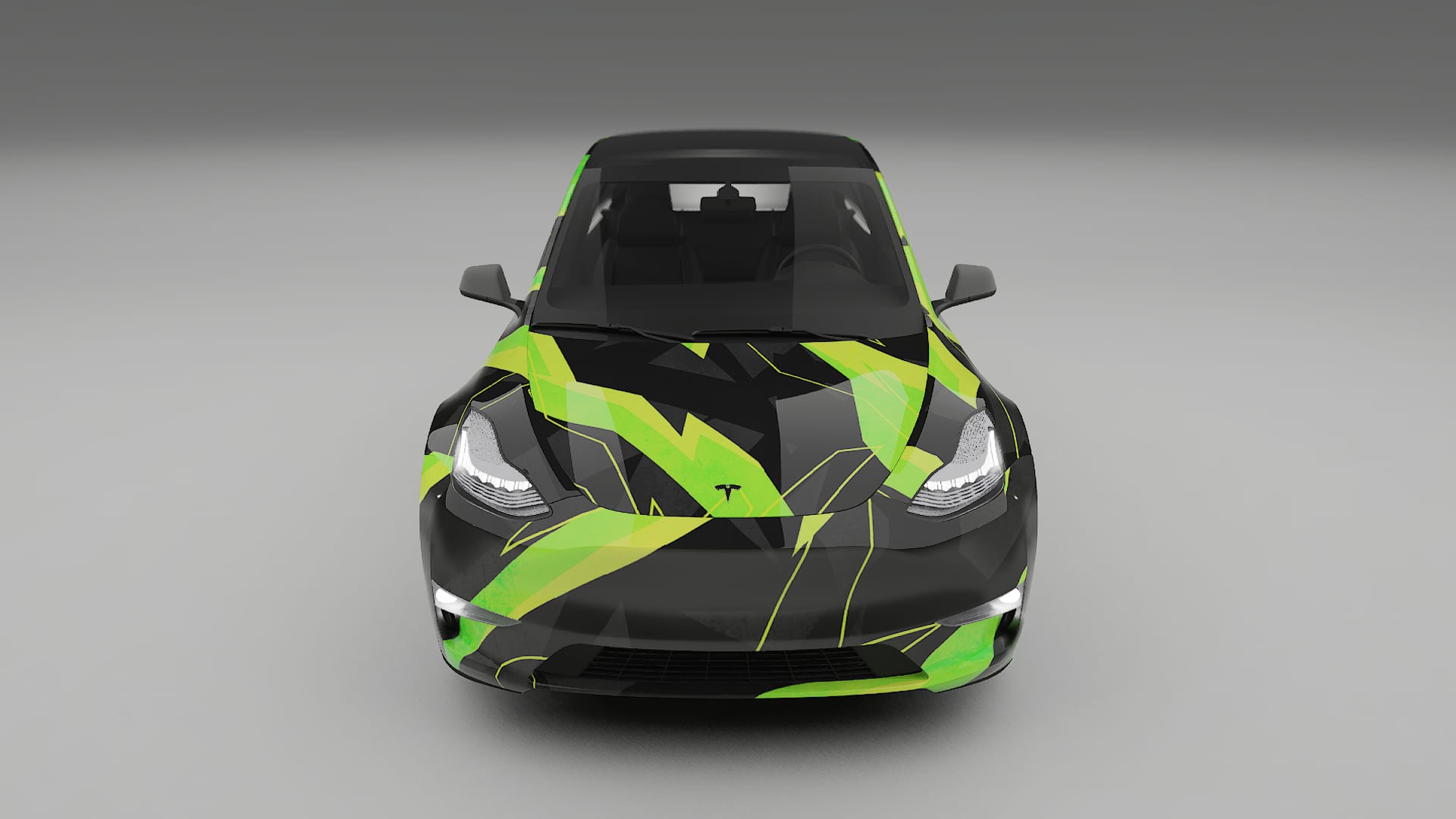 Tesla Model Y NINJA TURTLES – Kit Wrap PPF Personalizat din Folie de Poliuretan Imprimabilă