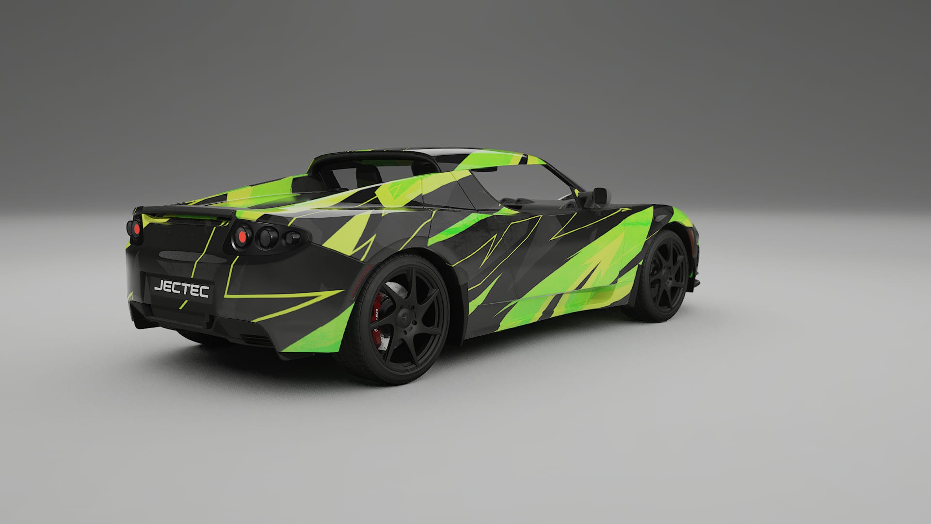 Tesla Roadster 2.5 NINJA TURTLES – Kit Wrap PPF Personalizat din Folie de Poliuretan Imprimabilă