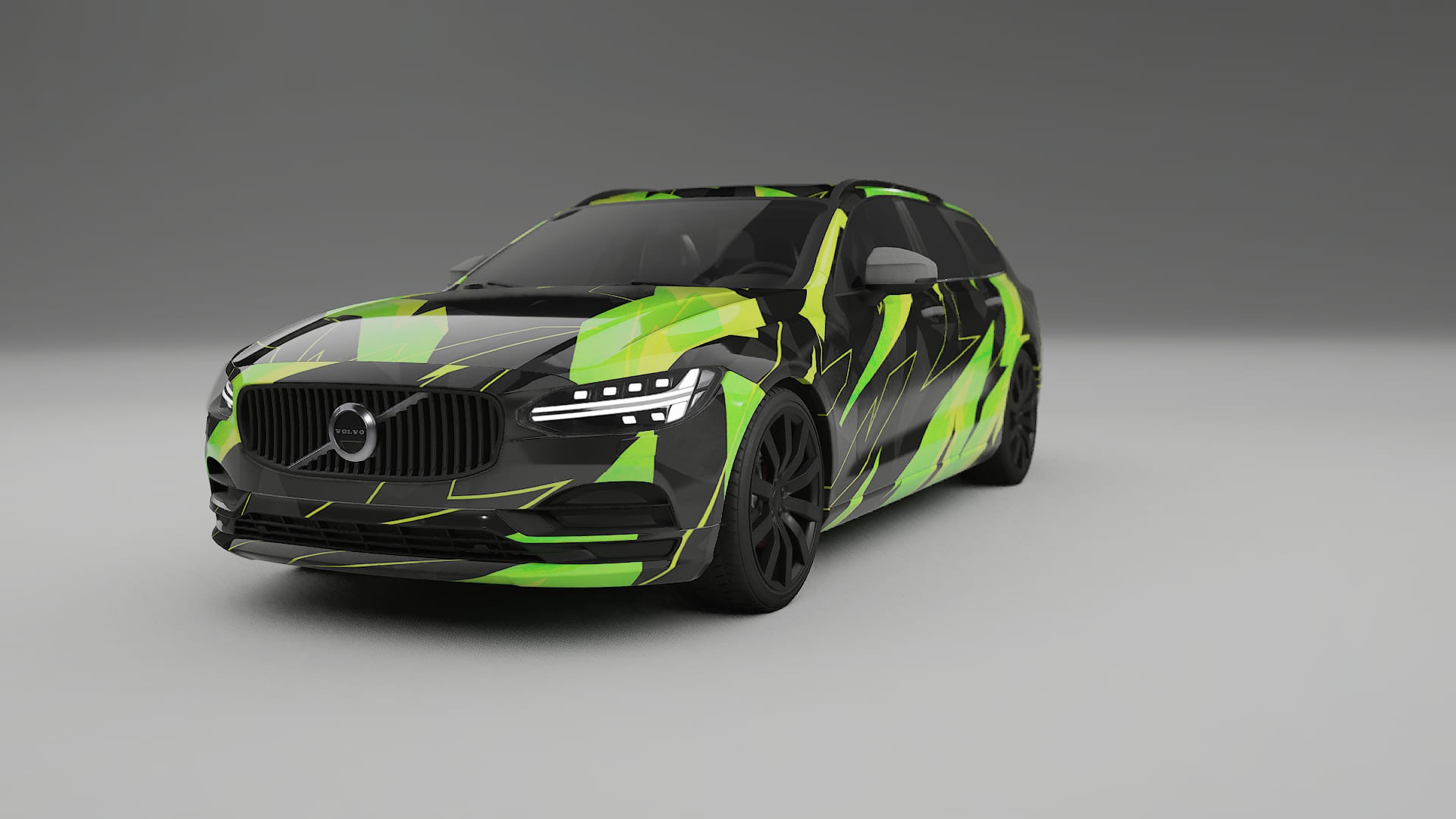 Volvo V90 P5 NINJA TURTLES – Kit Wrap PPF Personalizat din Folie de Poliuretan Imprimabilă