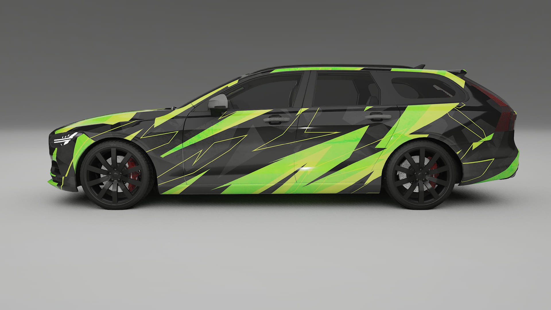 Volvo V90 P5 NINJA TURTLES – Kit Wrap PPF Personalizat din Folie de Poliuretan Imprimabilă