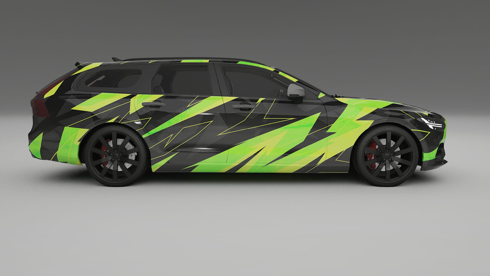 Volvo V90 P5 NINJA TURTLES – Kit Wrap PPF Personalizat din Folie de Poliuretan Imprimabilă