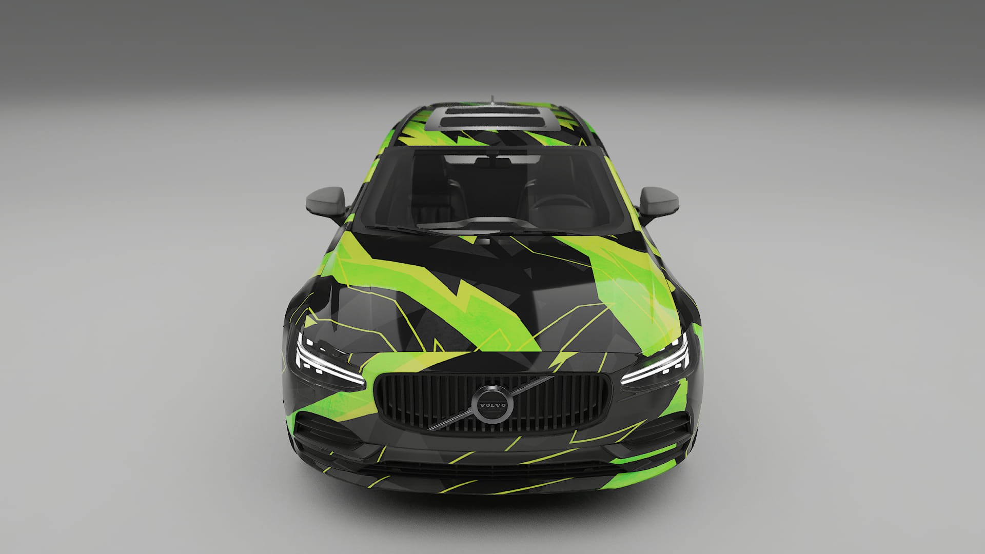 Volvo V90 P5 NINJA TURTLES – Kit Wrap PPF Personalizat din Folie de Poliuretan Imprimabilă