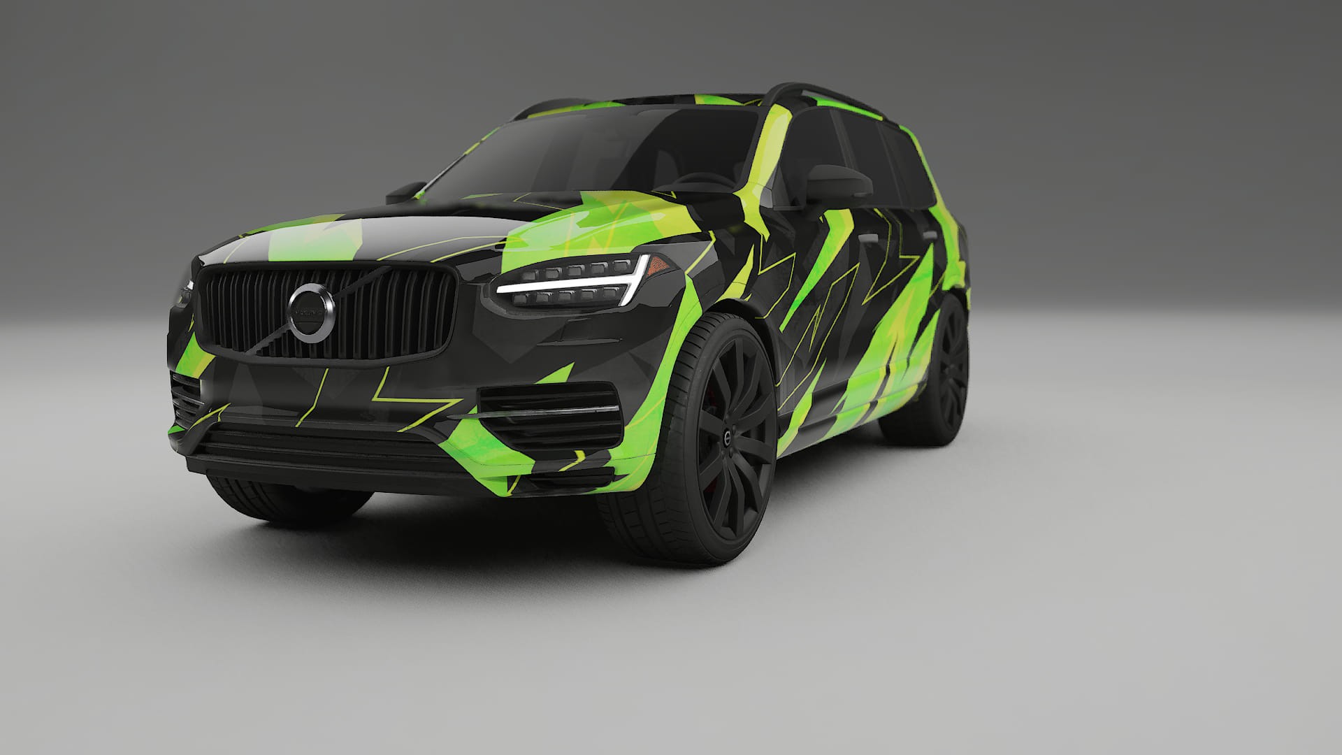 Volvo XC90 SPA NINJA TURTLES – Kit Wrap PPF Personalizat din Folie de Poliuretan Imprimabilă