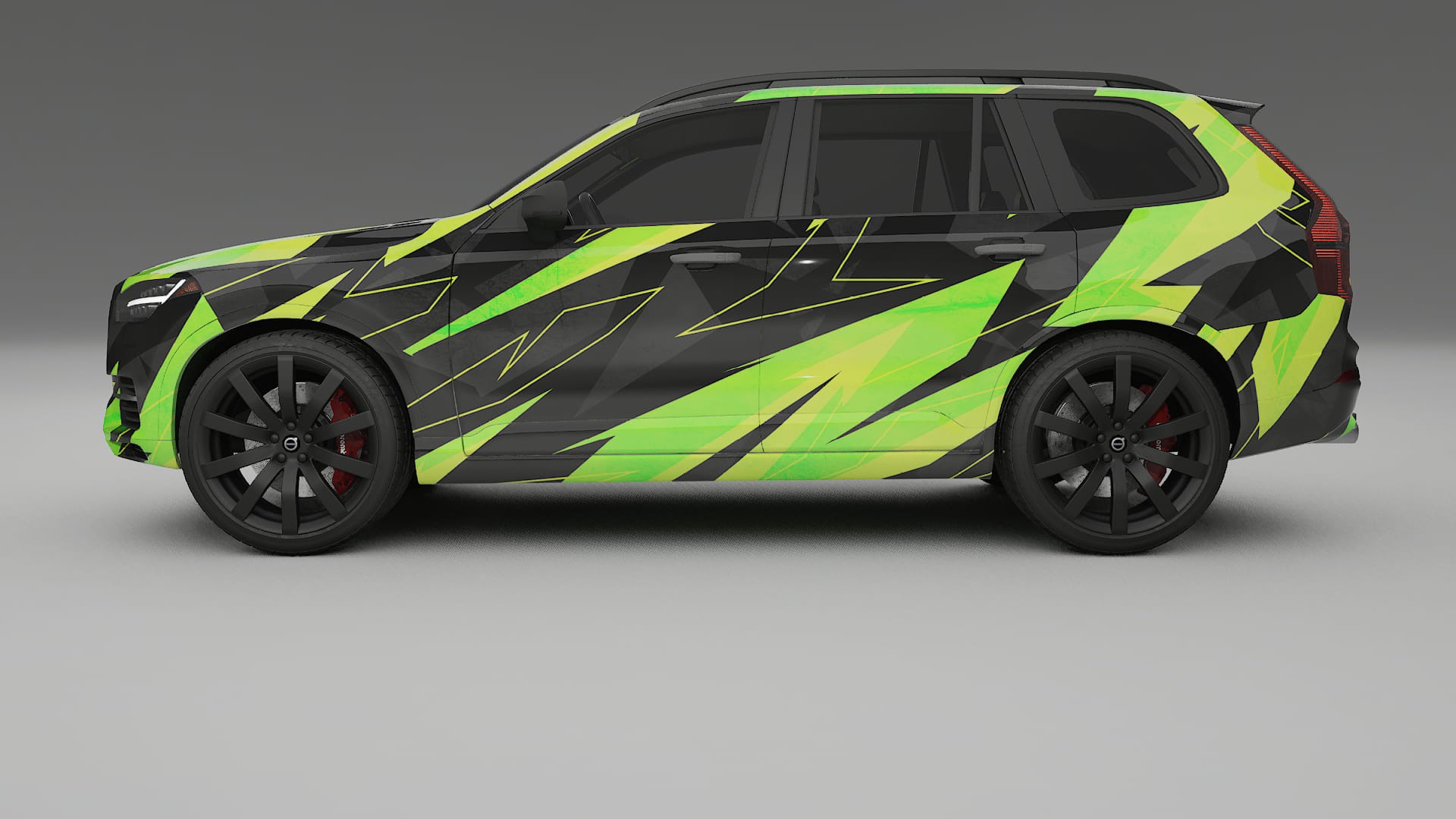 Volvo XC90 SPA NINJA TURTLES – Kit Wrap PPF Personalizat din Folie de Poliuretan Imprimabilă