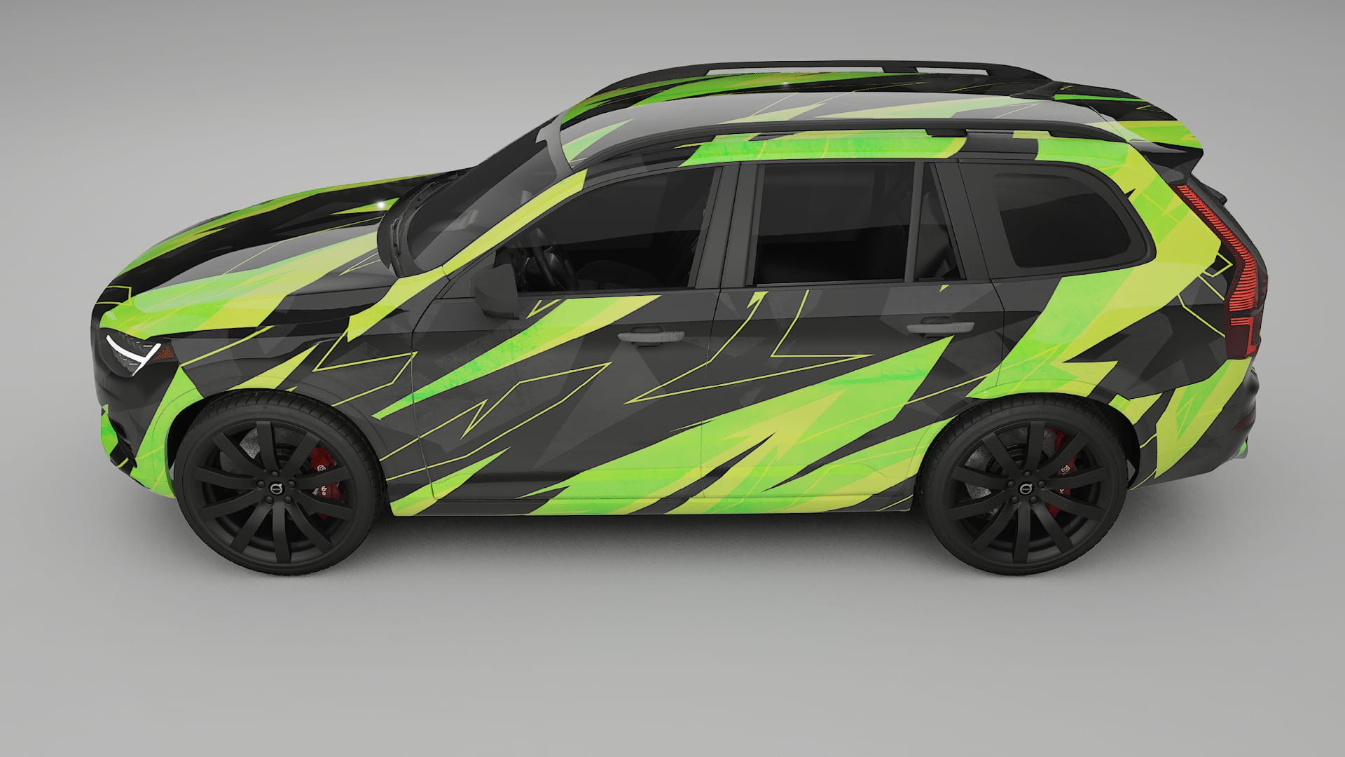 Volvo XC90 SPA NINJA TURTLES – Kit Wrap PPF Personalizat din Folie de Poliuretan Imprimabilă