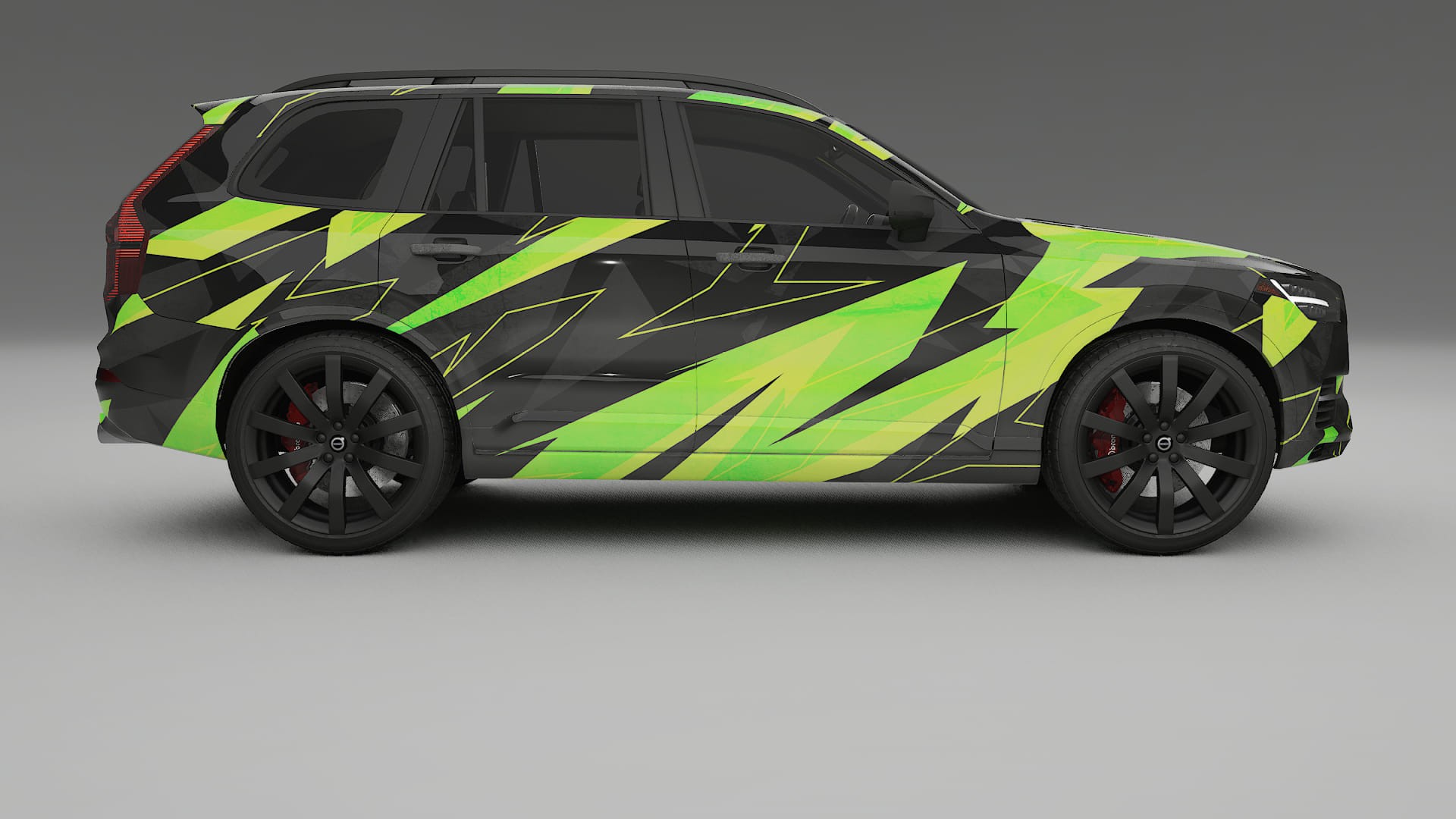 Volvo XC90 SPA NINJA TURTLES – Kit Wrap PPF Personalizat din Folie de Poliuretan Imprimabilă