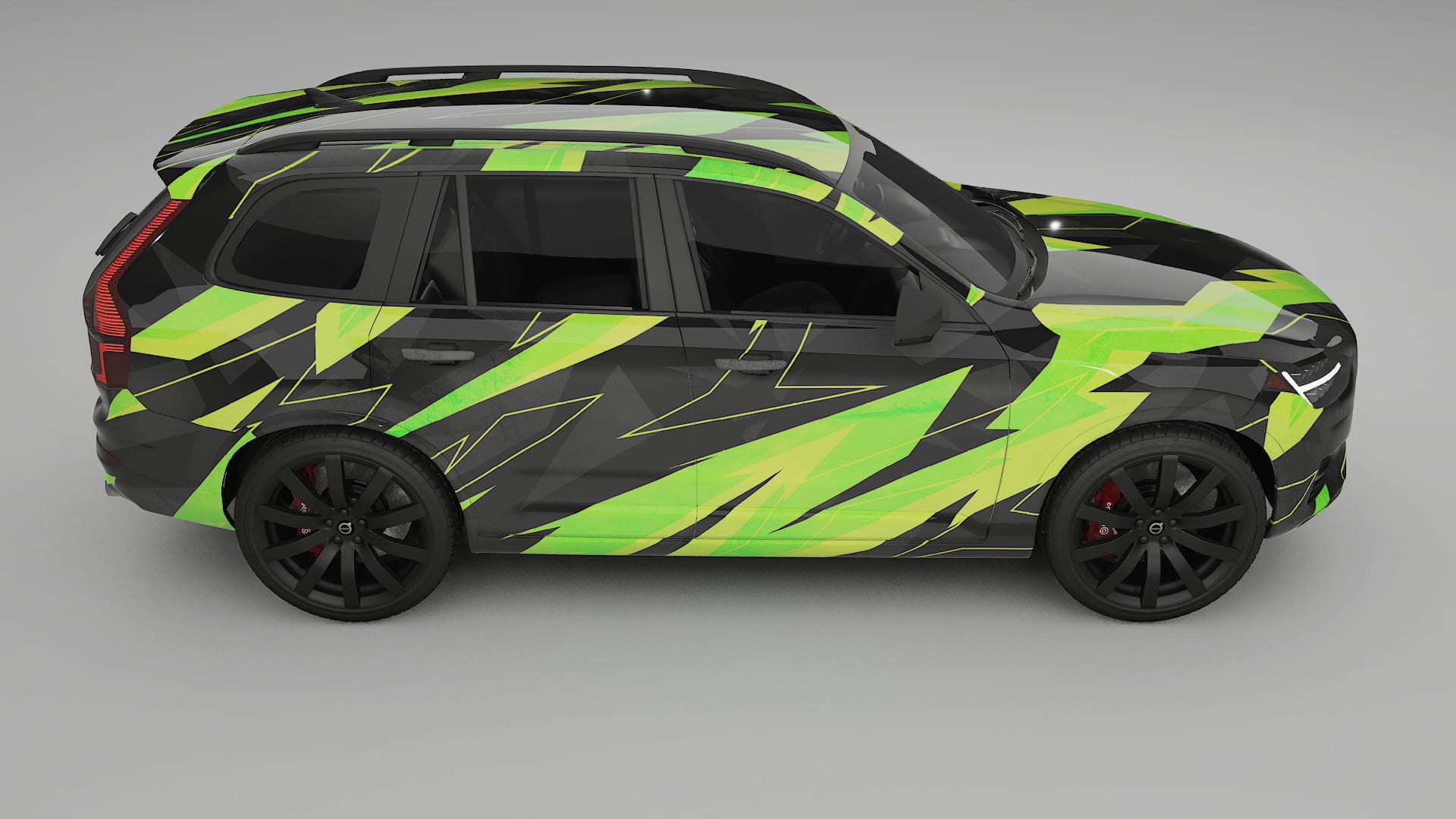 Volvo XC90 SPA NINJA TURTLES – Kit Wrap PPF Personalizat din Folie de Poliuretan Imprimabilă