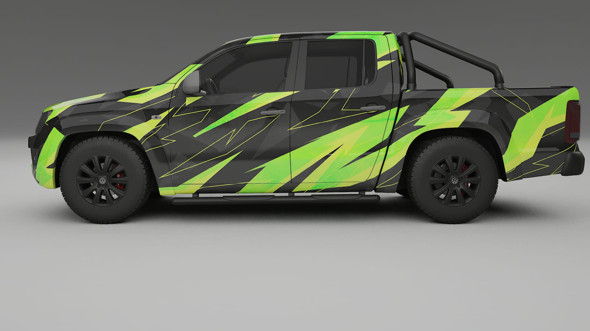 VW Amarok 2H NINJA TURTLES – Kit Wrap PPF Personalizat din Folie de Poliuretan Imprimabilă