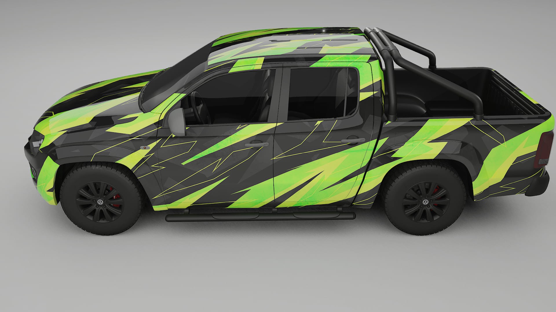 VW Amarok 2H NINJA TURTLES – Kit Wrap PPF Personalizat din Folie de Poliuretan Imprimabilă