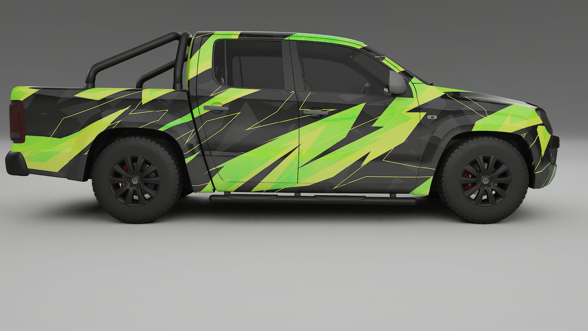 VW Amarok 2H NINJA TURTLES – Kit Wrap PPF Personalizat din Folie de Poliuretan Imprimabilă