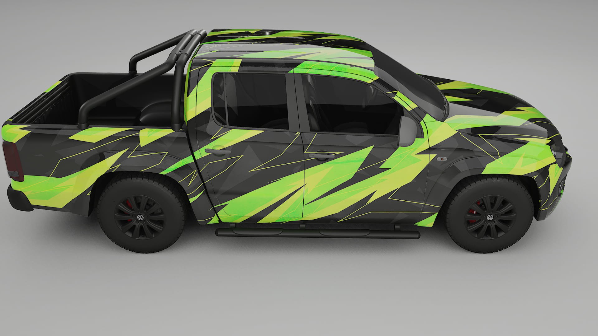 VW Amarok 2H NINJA TURTLES – Kit Wrap PPF Personalizat din Folie de Poliuretan Imprimabilă