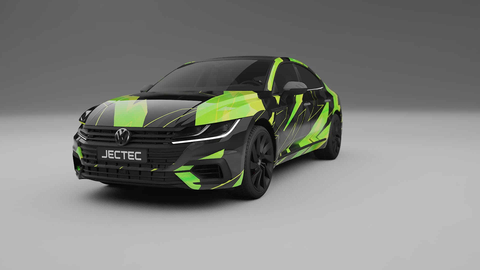 VW Arteon R 3H prefacelift pre-LCI NINJA TURTLES – Kit Wrap PPF Personalizat din Folie de Poliuretan Imprimabilă
