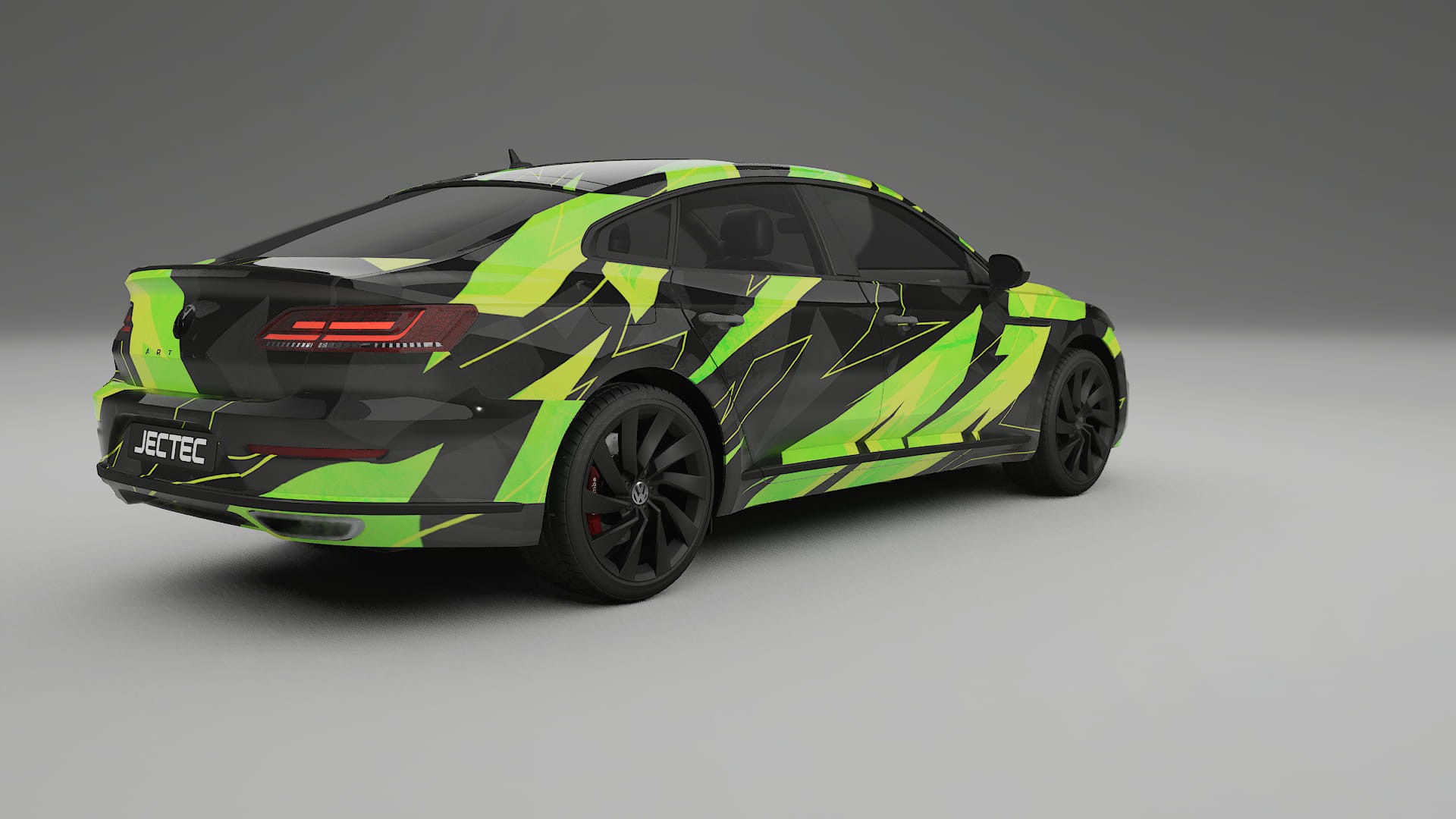 VW Arteon R 3H prefacelift pre-LCI NINJA TURTLES – Kit Wrap PPF Personalizat din Folie de Poliuretan Imprimabilă