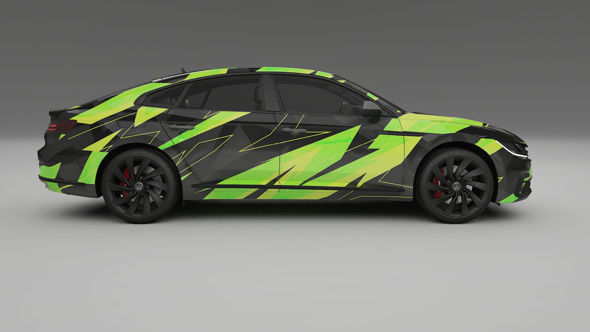 VW Arteon R 3H prefacelift pre-LCI NINJA TURTLES – Kit Wrap PPF Personalizat din Folie de Poliuretan Imprimabilă