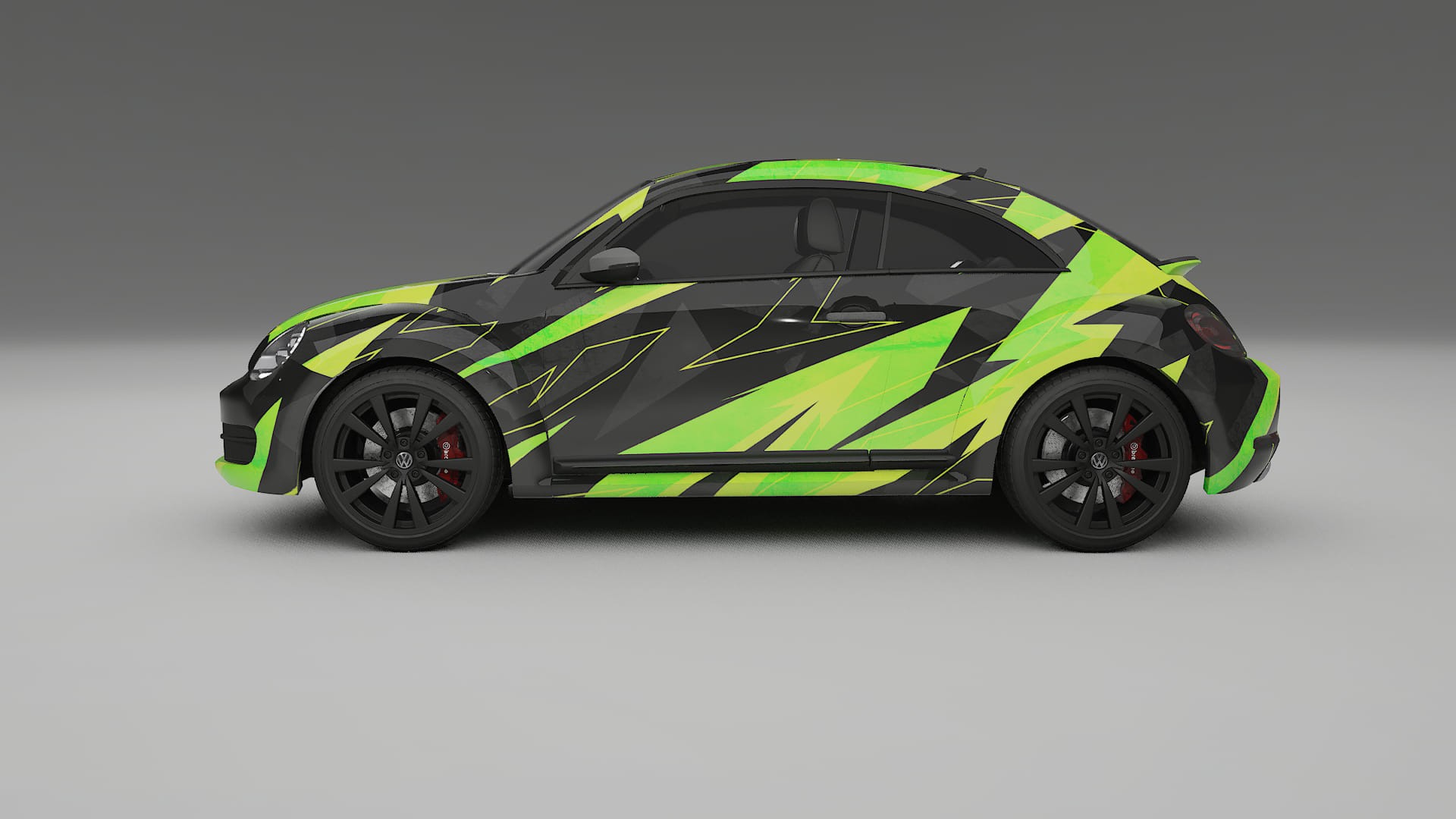 VW Beetle A5 prefacelift pre-LCI NINJA TURTLES – Kit Wrap PPF Personalizat din Folie de Poliuretan Imprimabilă