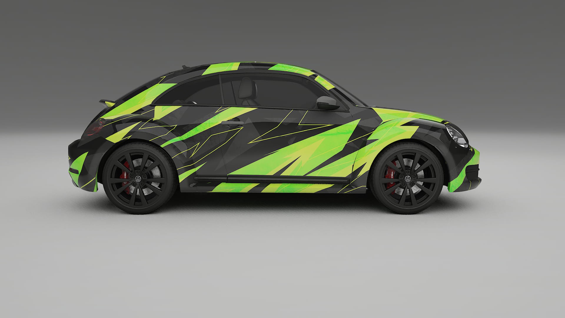 VW Beetle A5 prefacelift pre-LCI NINJA TURTLES – Kit Wrap PPF Personalizat din Folie de Poliuretan Imprimabilă