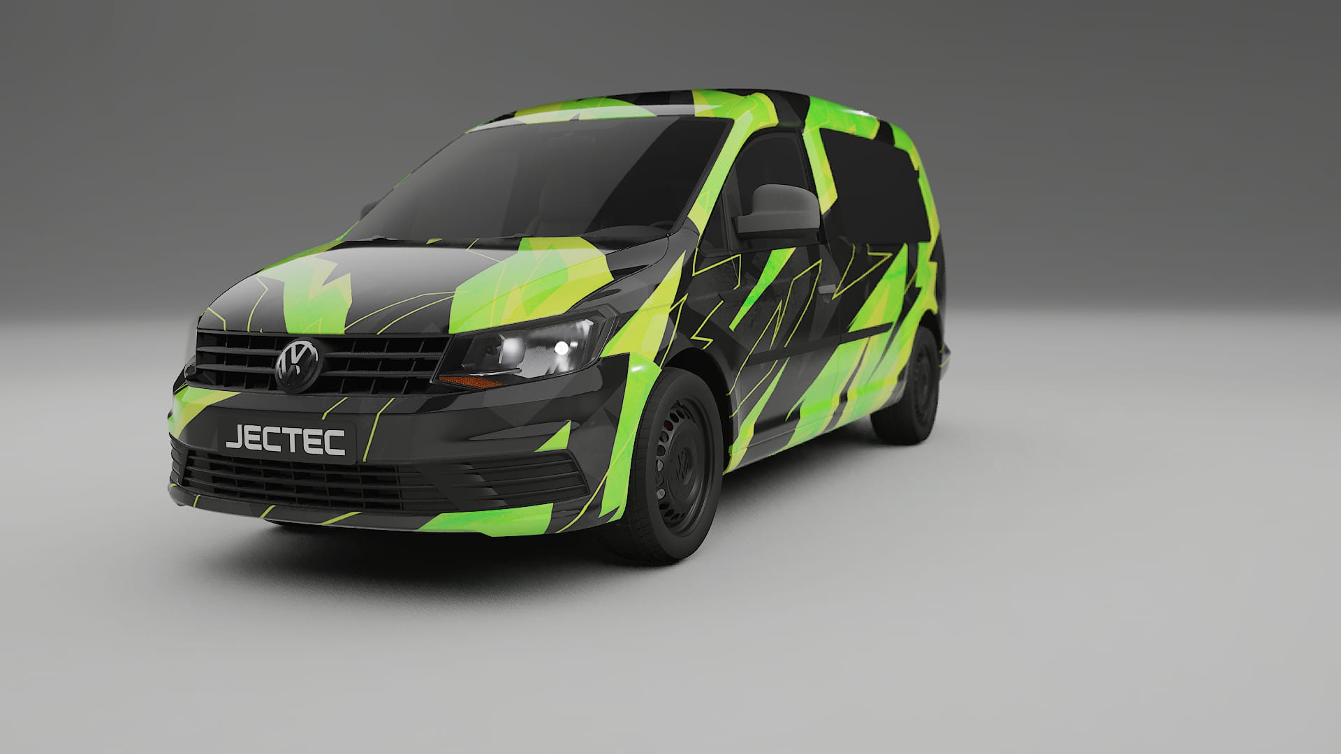 VW Caddy Maxi SB NINJA TURTLES – Kit Wrap PPF Personalizat din Folie de Poliuretan Imprimabilă
