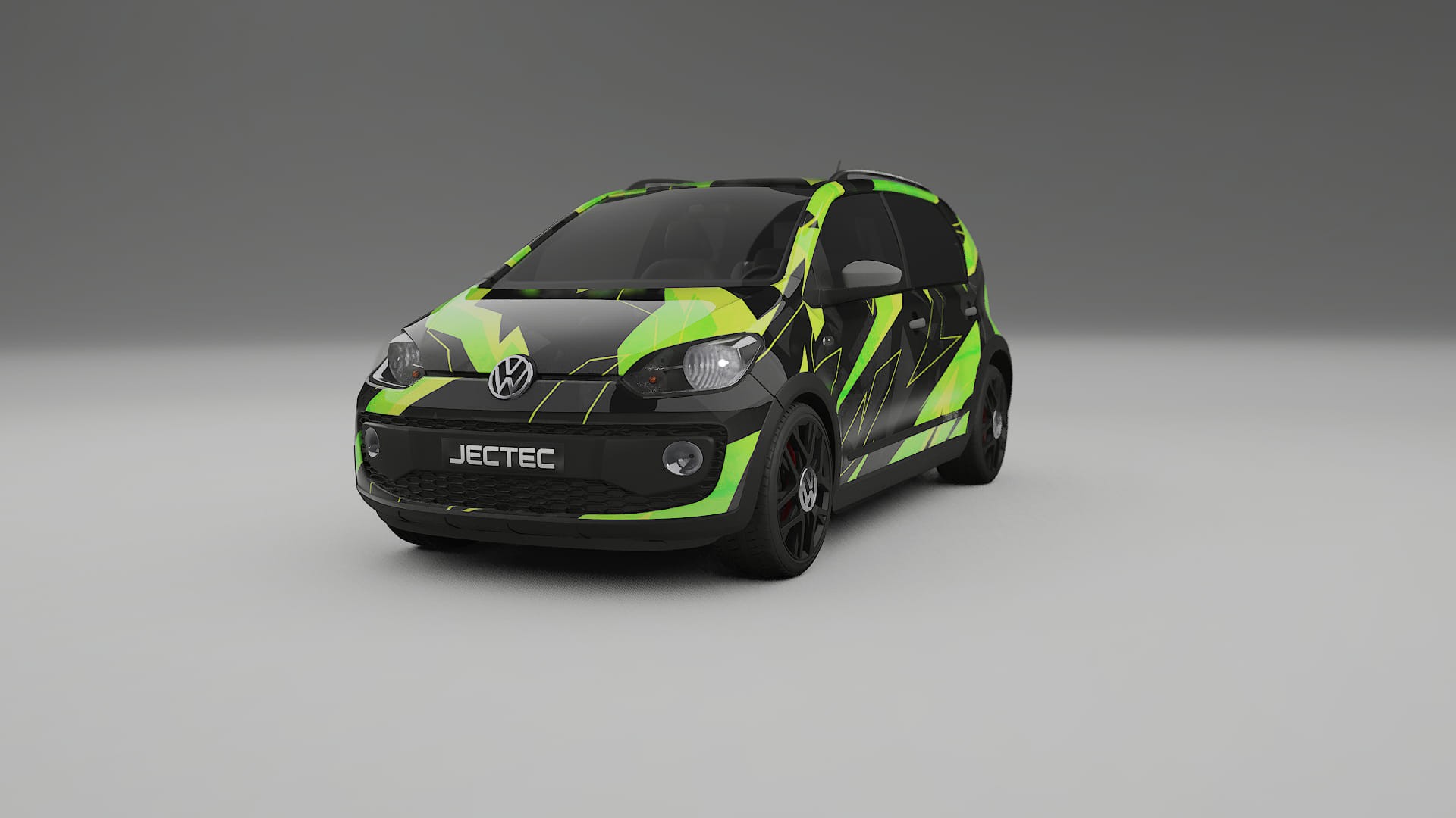 VW Cross Up NINJA TURTLES – Kit Wrap PPF Personalizat din Folie de Poliuretan Imprimabilă