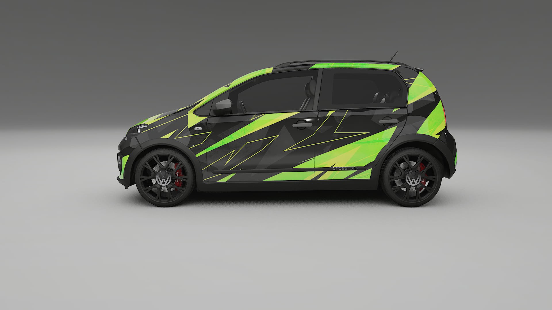 VW Cross Up NINJA TURTLES – Kit Wrap PPF Personalizat din Folie de Poliuretan Imprimabilă