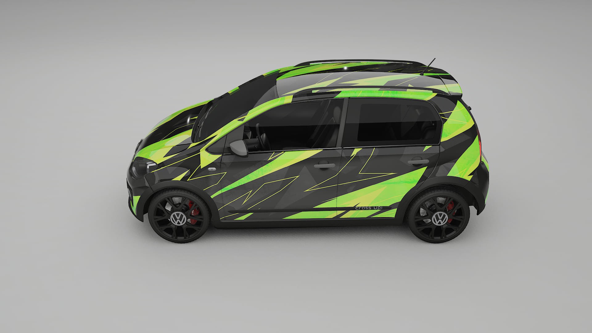 VW Cross Up NINJA TURTLES – Kit Wrap PPF Personalizat din Folie de Poliuretan Imprimabilă