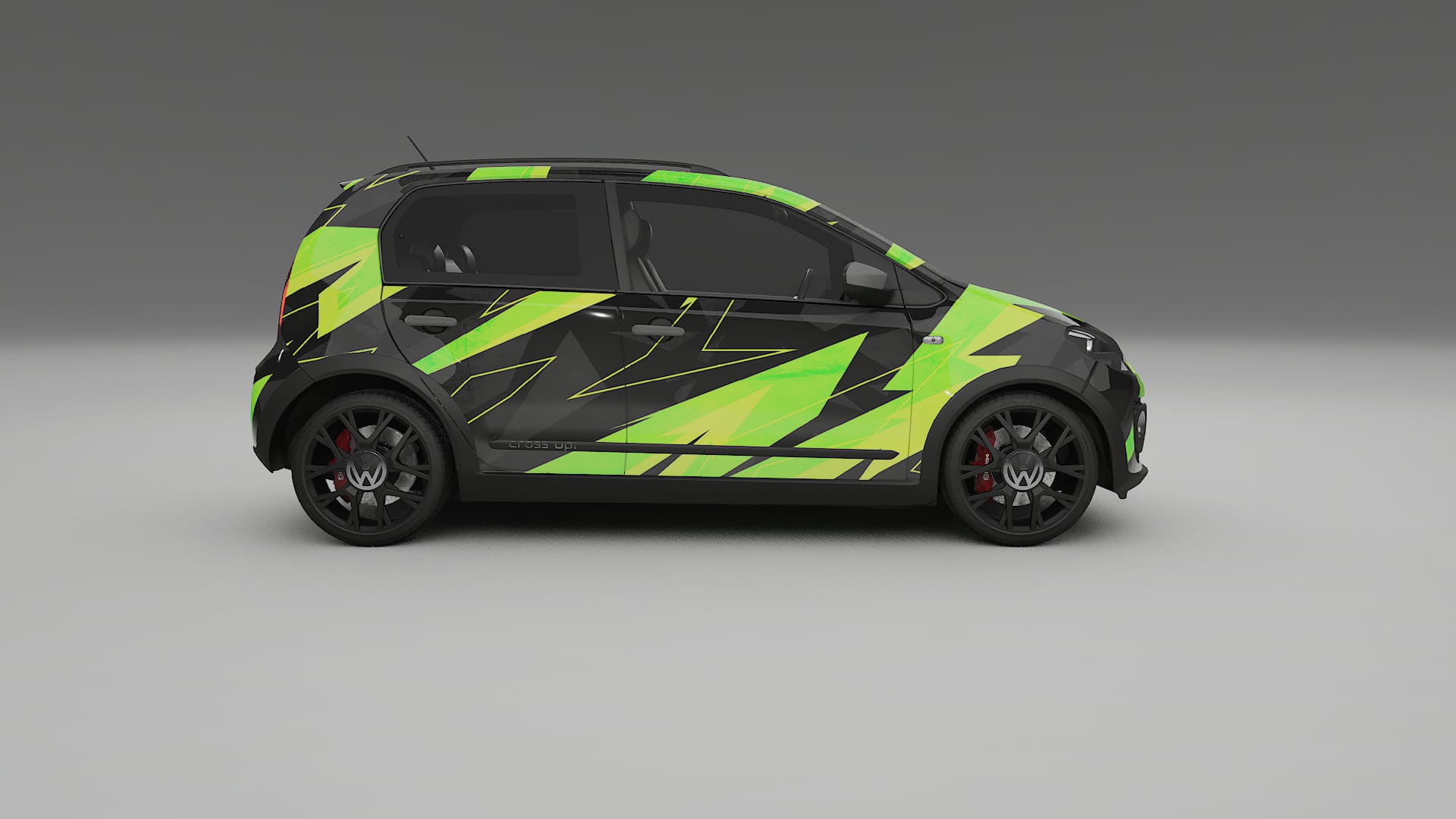 VW Cross Up NINJA TURTLES – Kit Wrap PPF Personalizat din Folie de Poliuretan Imprimabilă
