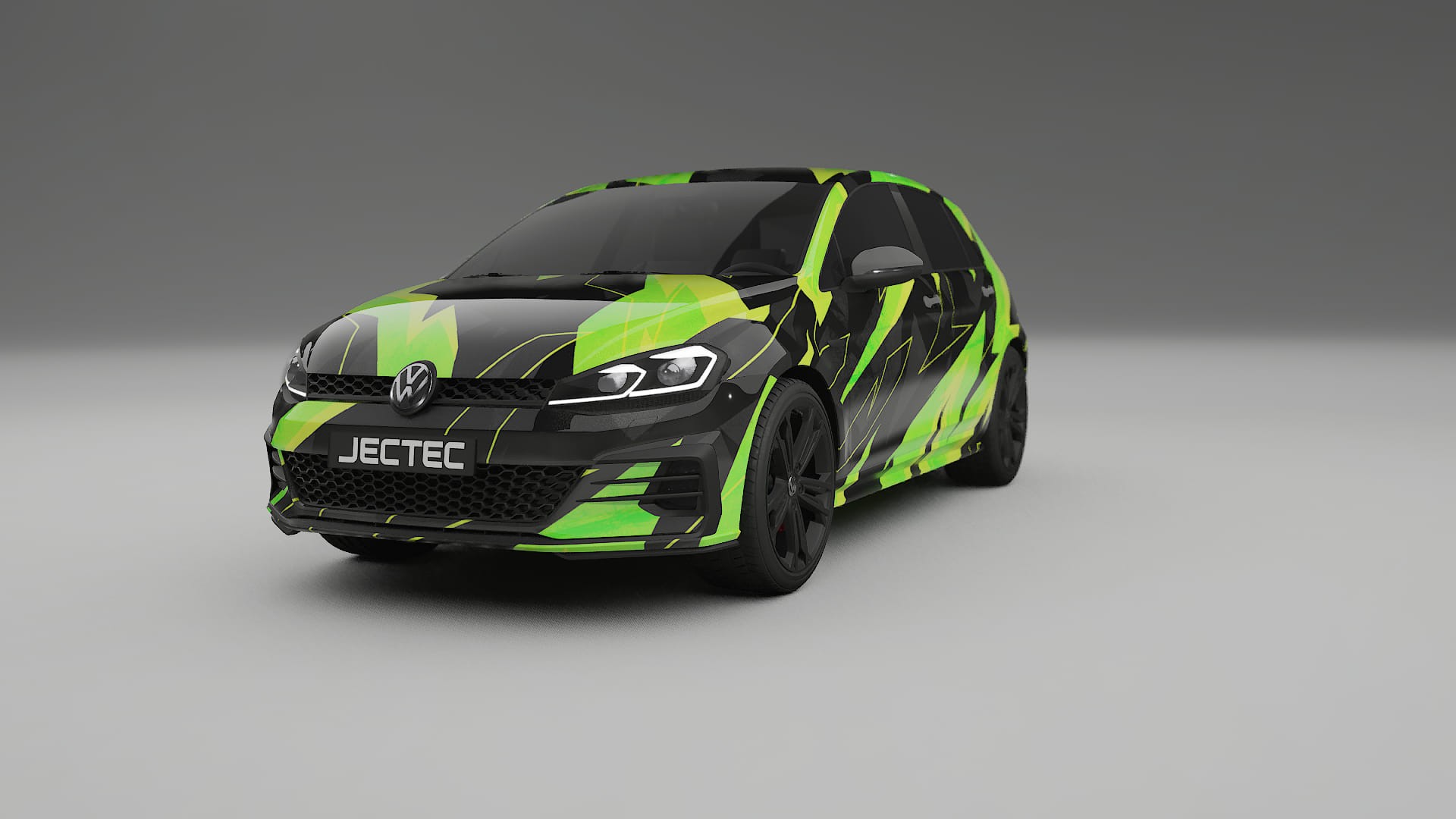 VW Golf Mk7 NINJA TURTLES – Kit Wrap PPF Personalizat din Folie de Poliuretan Imprimabilă