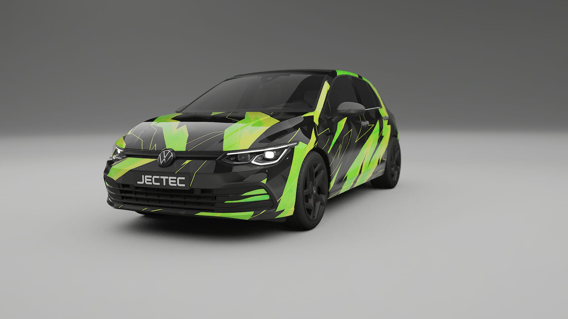 VW Golf Mk8 NINJA TURTLES – Kit Wrap PPF Personalizat din Folie de Poliuretan Imprimabilă