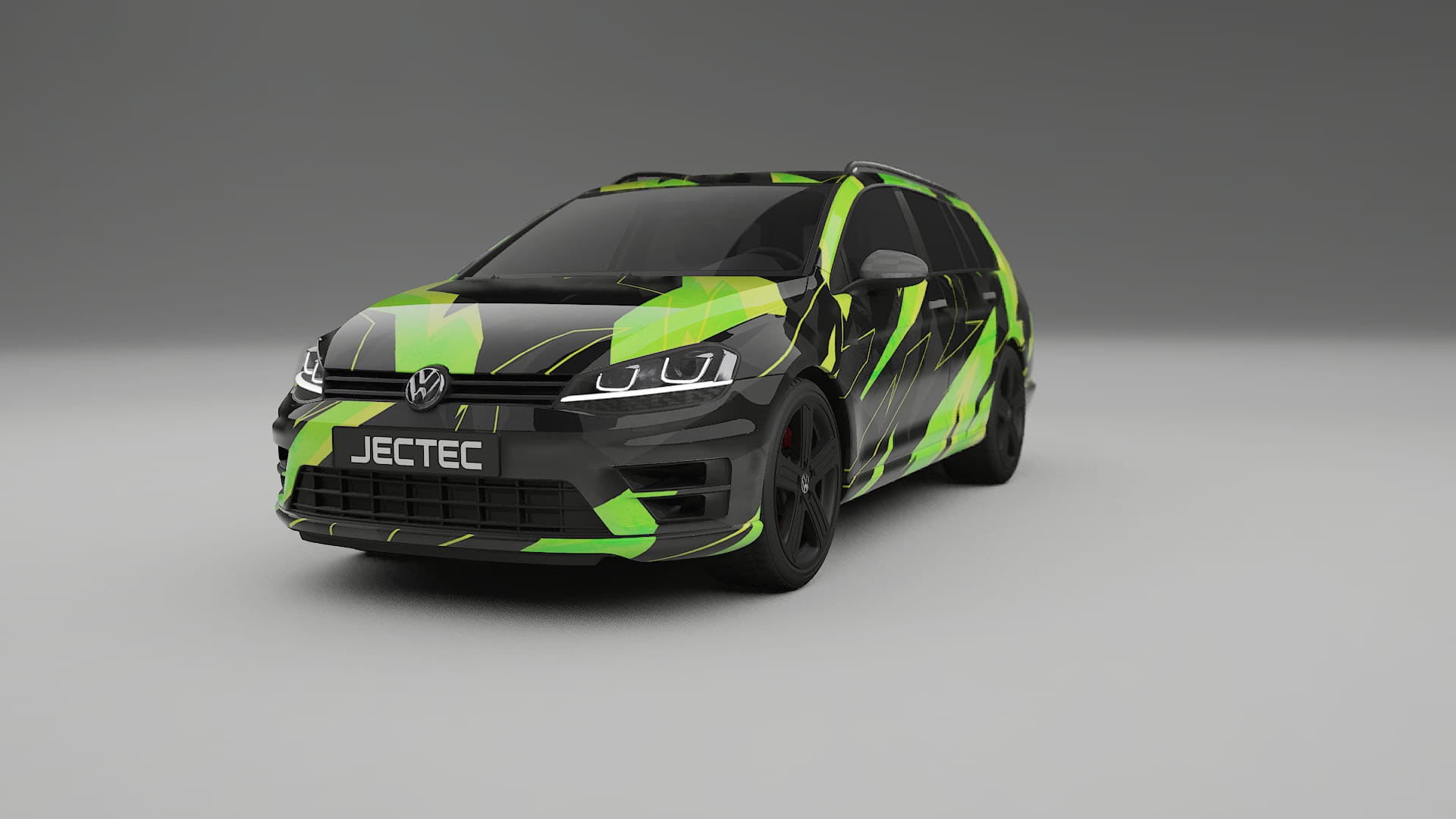 VW Golf Variant Mk7 NINJA TURTLES – Kit Wrap PPF Personalizat din Folie de Poliuretan Imprimabilă