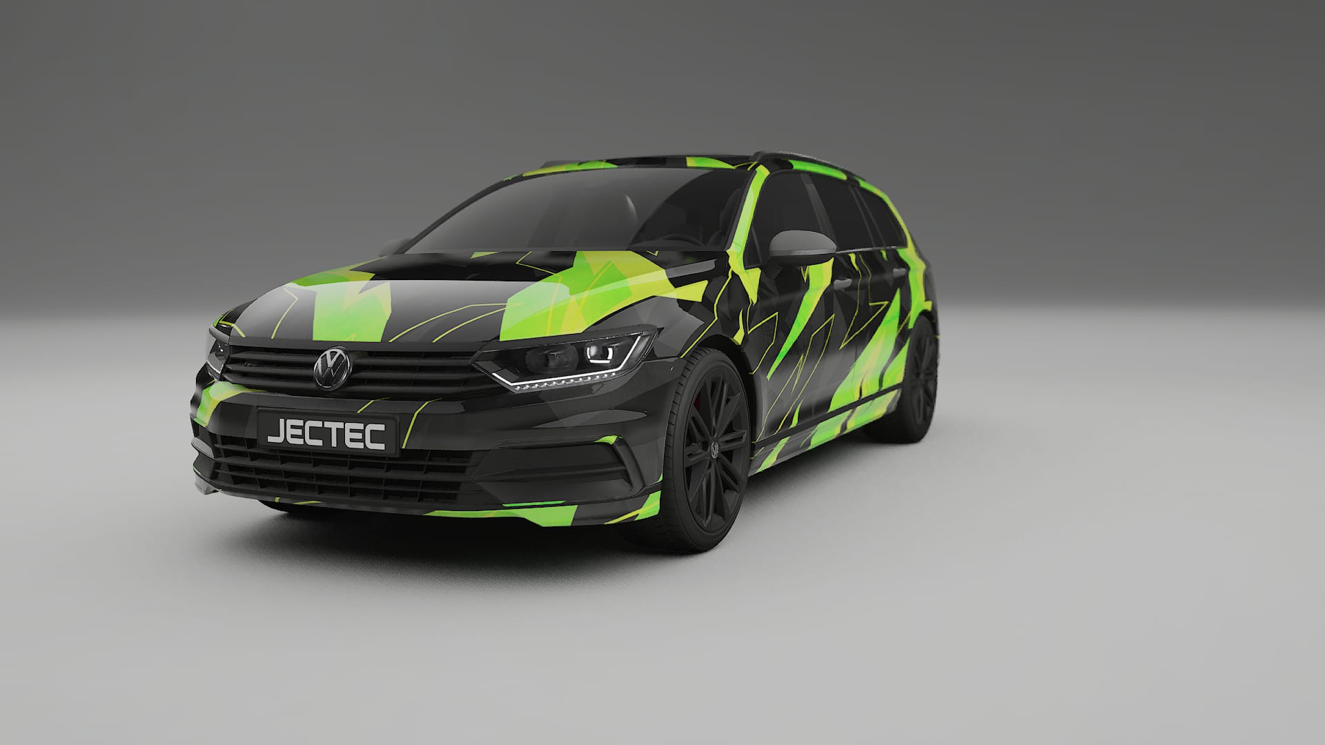 VW Passat VariantR B8 NINJA TURTLES – Kit Wrap PPF Personalizat din Folie de Poliuretan Imprimabilă