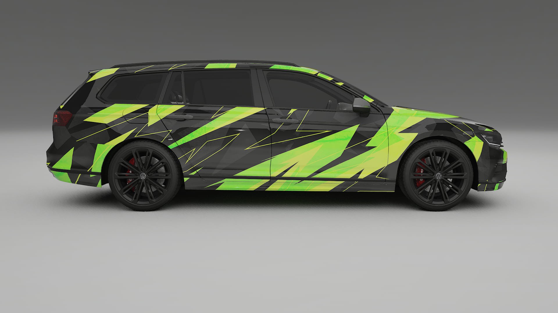 VW Passat VariantR B8 NINJA TURTLES – Kit Wrap PPF Personalizat din Folie de Poliuretan Imprimabilă